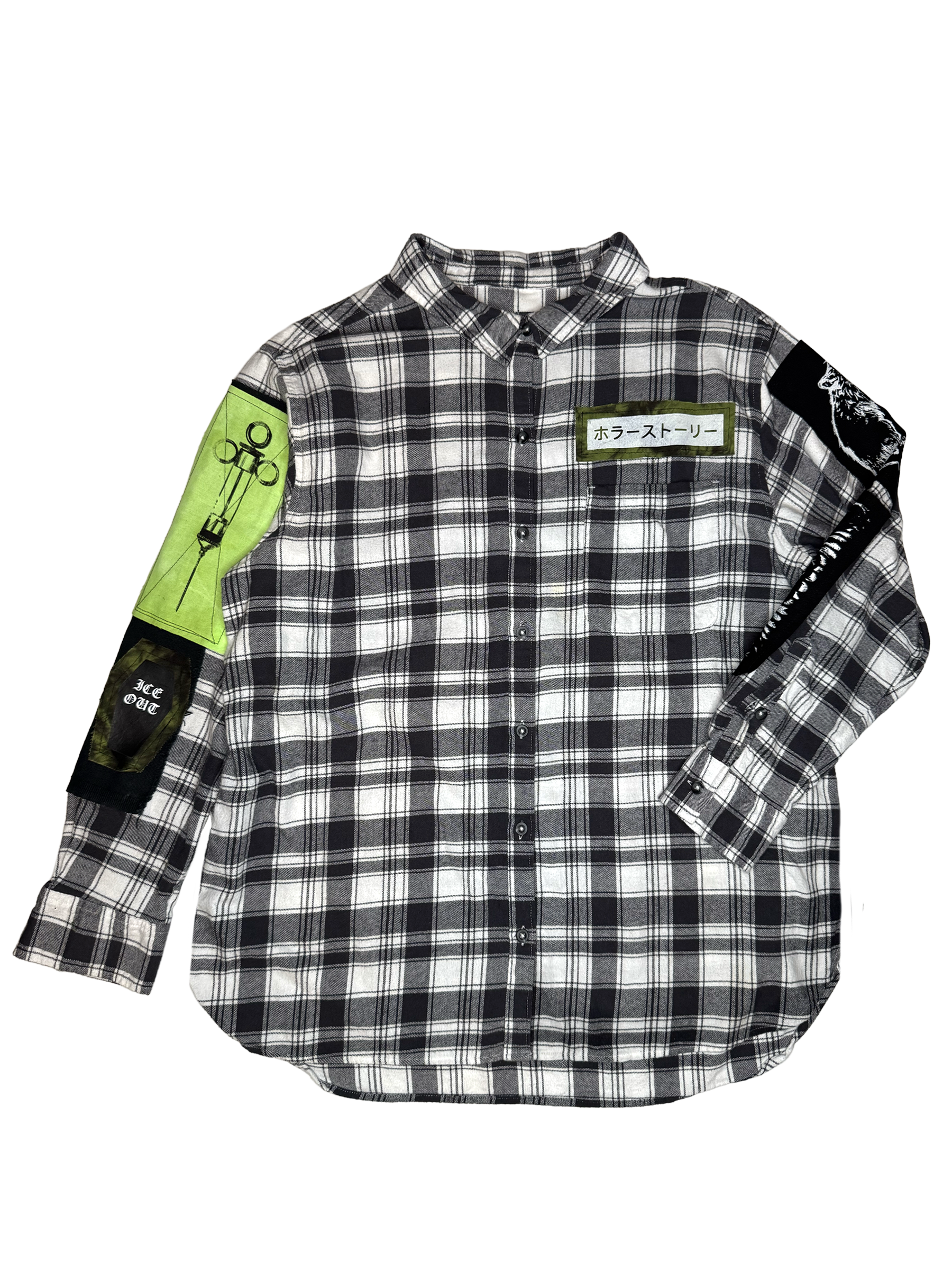 (XL) ‘HORROR’ FLANNEL