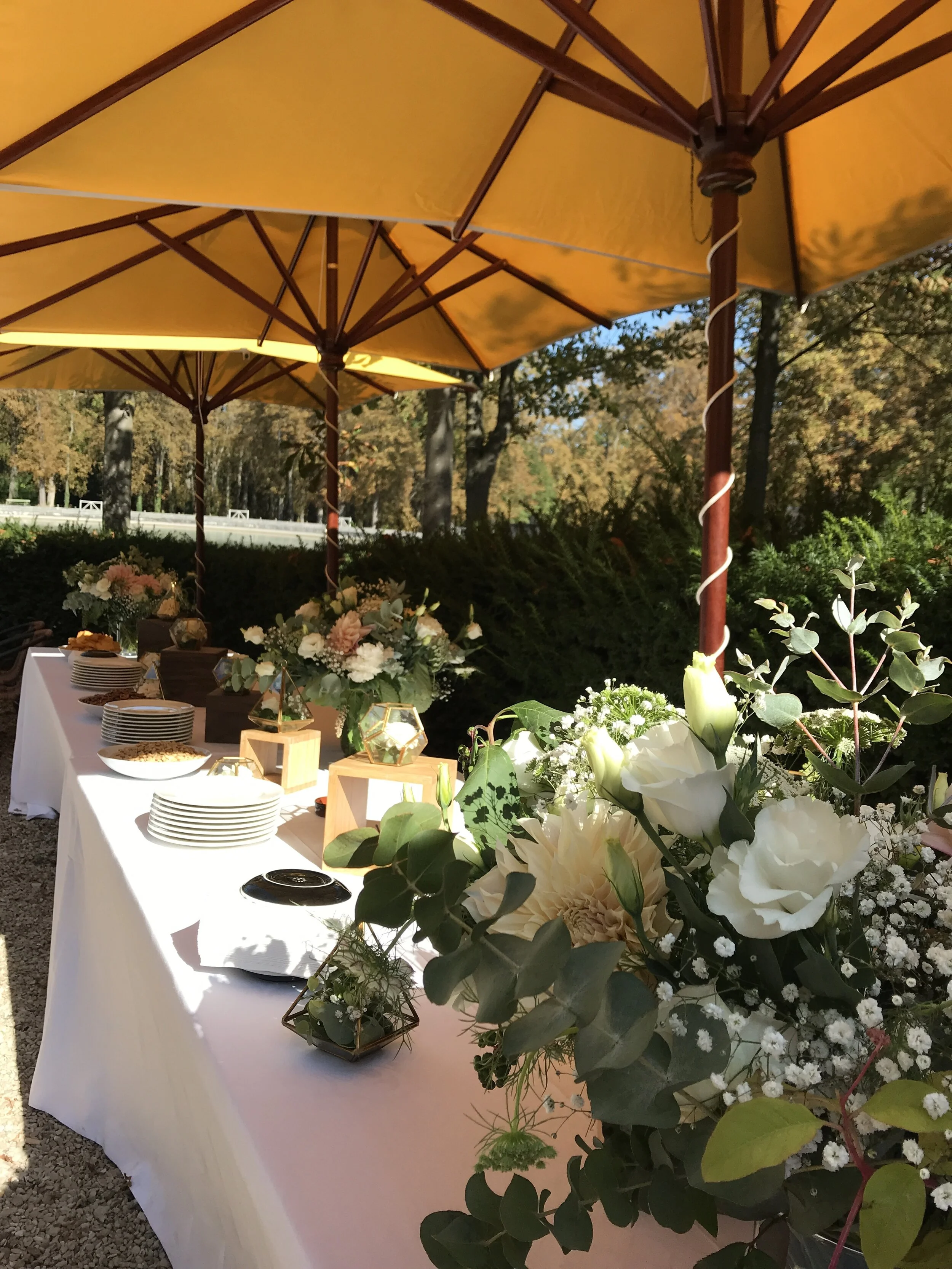  Décoration du buffet pour un mariage  