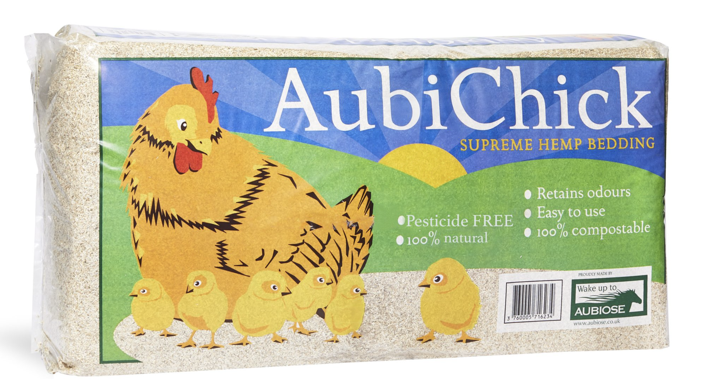 Aubichick Hemp Bedding for Chickens
