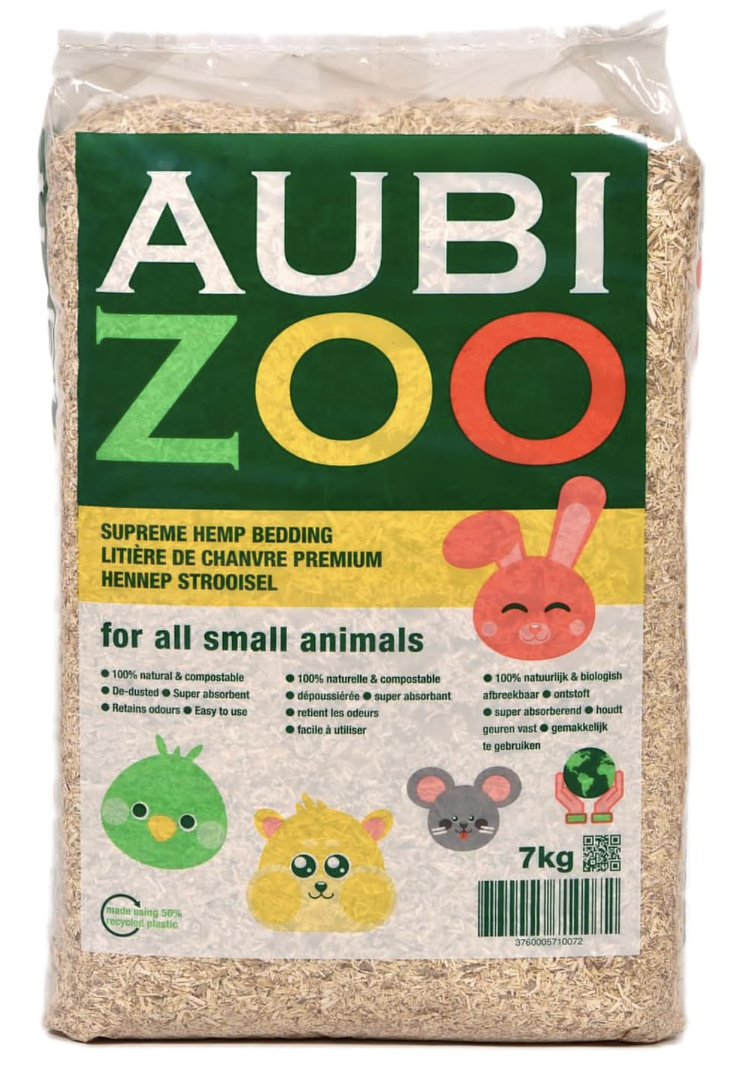 AubiZoo Hemp Bedding for Small Animals
