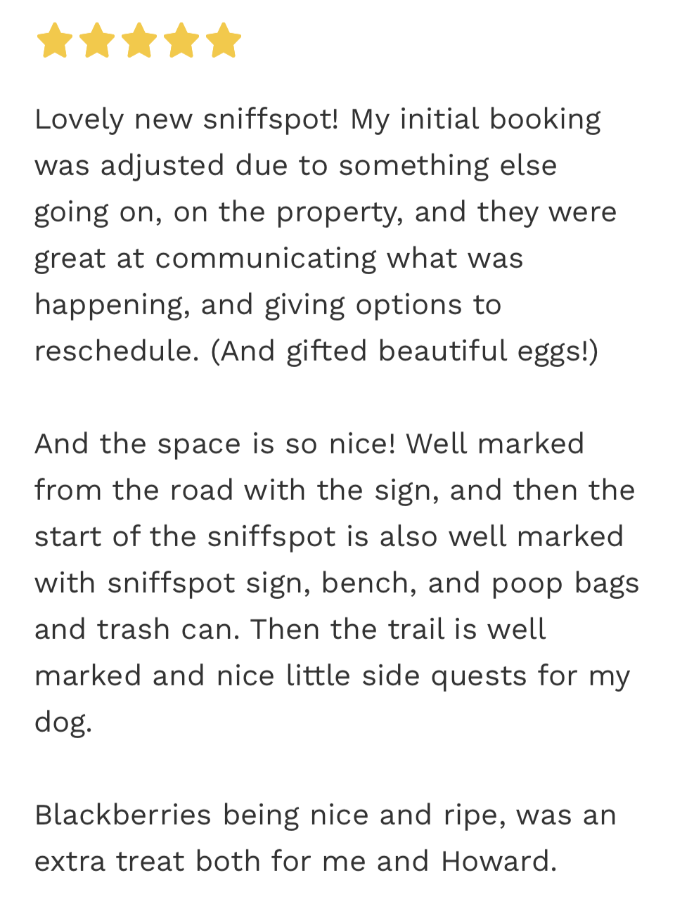 Nature Walk SniffSpot in Whatcom County