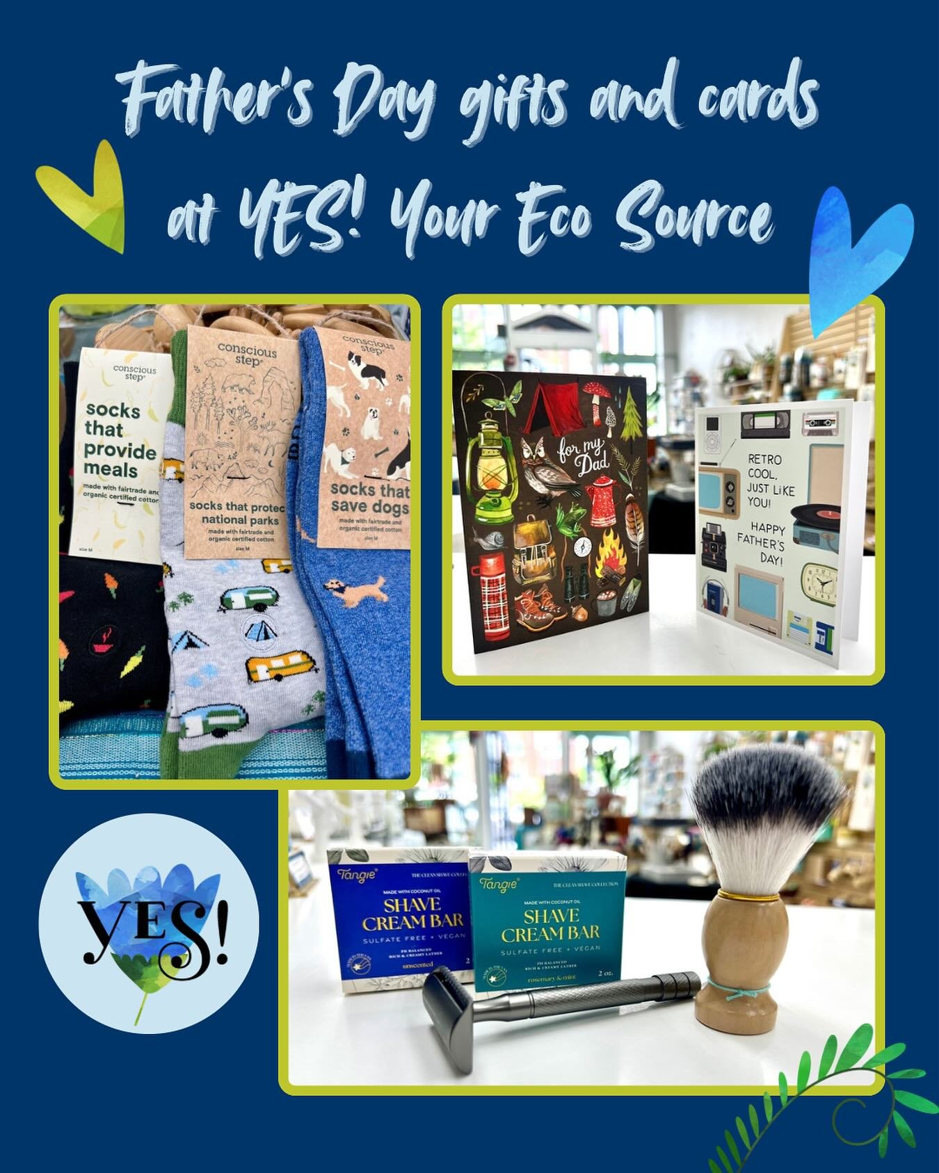 Looking for the perfect gift for an eco-conscious dad in your life? YES! has a great selection of items sure to please. Check out our cards, too! 

#fathersday #arlingtonma #shoplocal #ecoliving