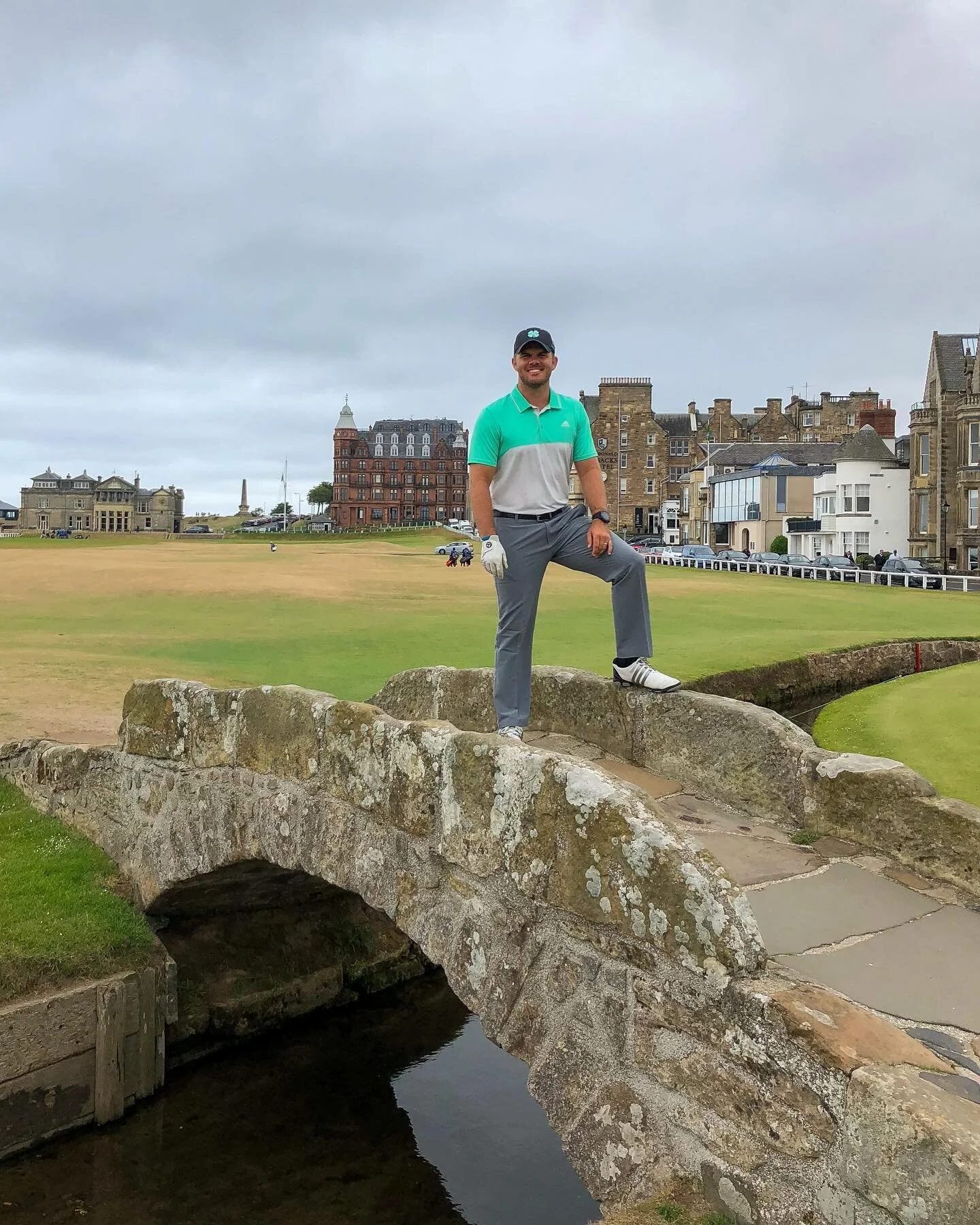 In honor of the 150th Open at St. Andrews..
&bull;
A throw back to 2018, we had the first tee time of the day. I approached my ball with no one else around but I was nervous. It&rsquo;s like I could feel hundreds of people watching me because of the 