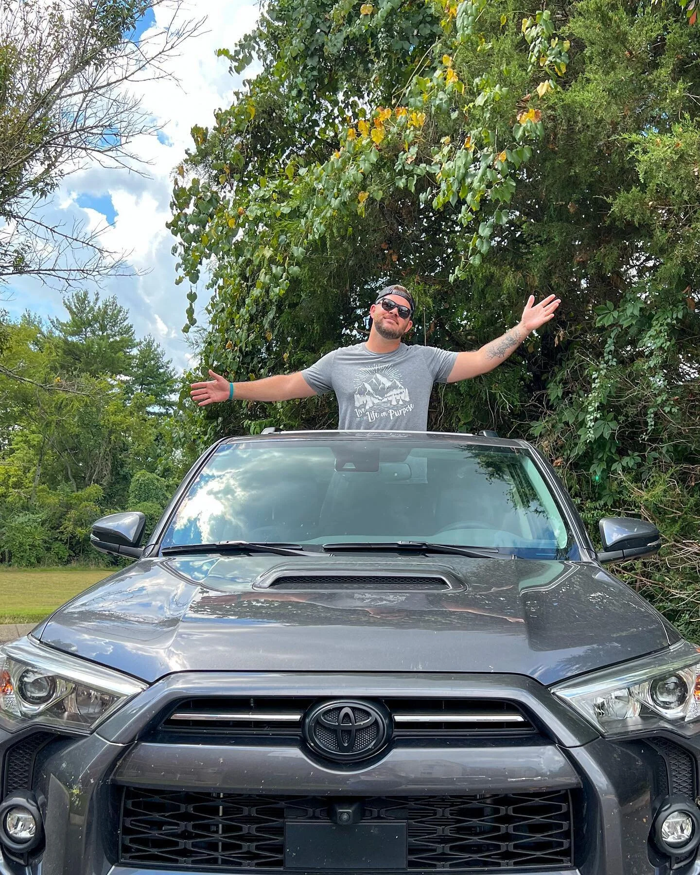 Lets see what&rsquo;s behind door number 1&hellip; A BRAND NEW CAR!!!
&bull;
Life sure does change quickly! One minute you are driving a badass van then the next you are pulling off the lot with a brand new 4runner!
&bull;
There are a few other thing