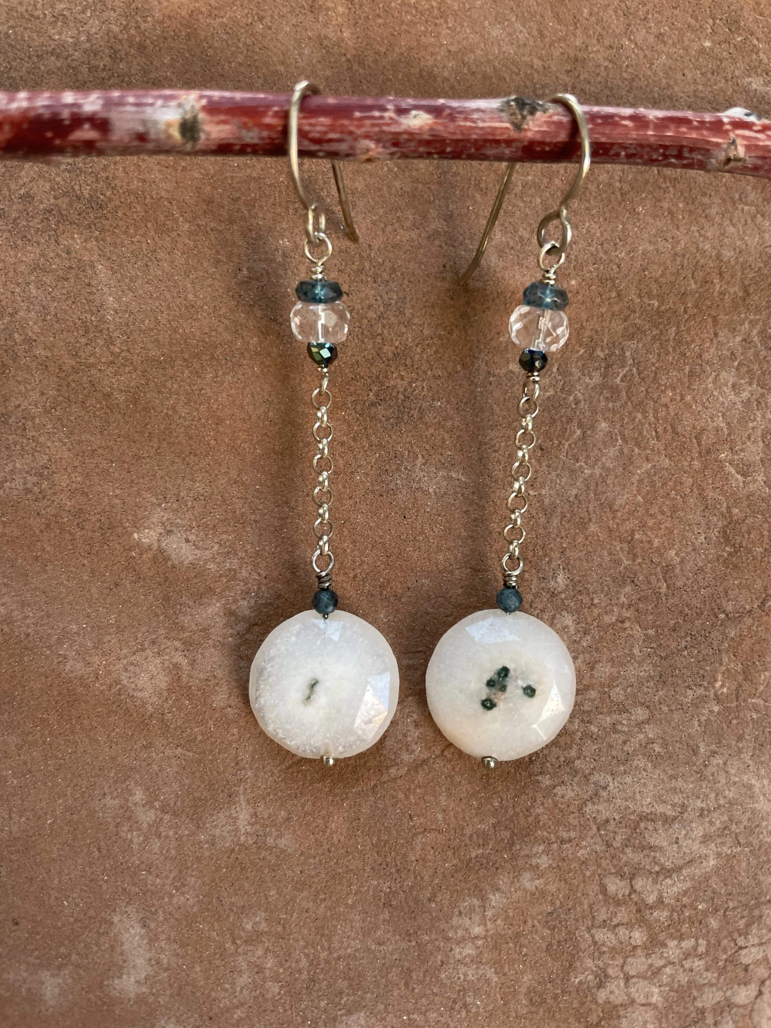 Crystal Stalagmite Earrings