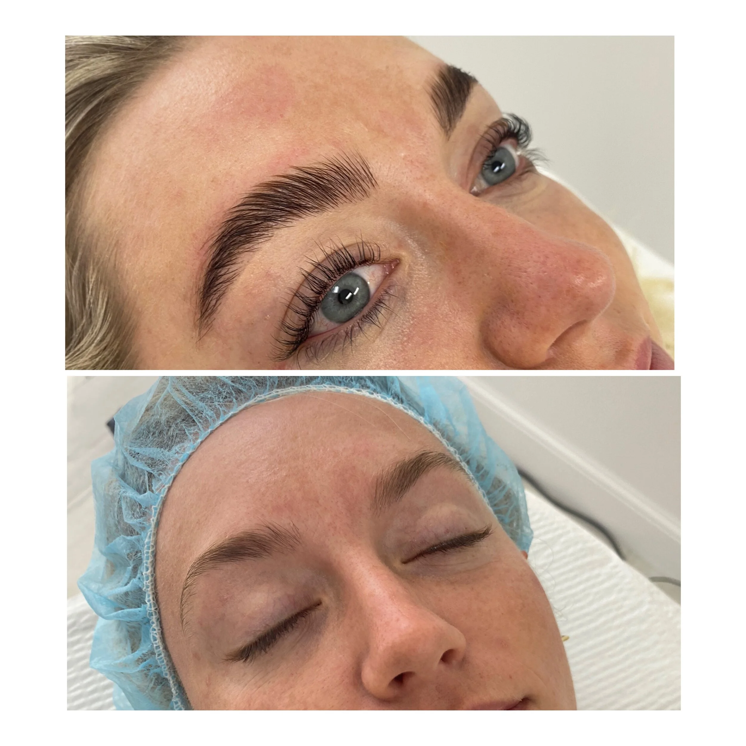 Brow Lamination and Brow Tint paired with a Lash Lift and Lash Tint