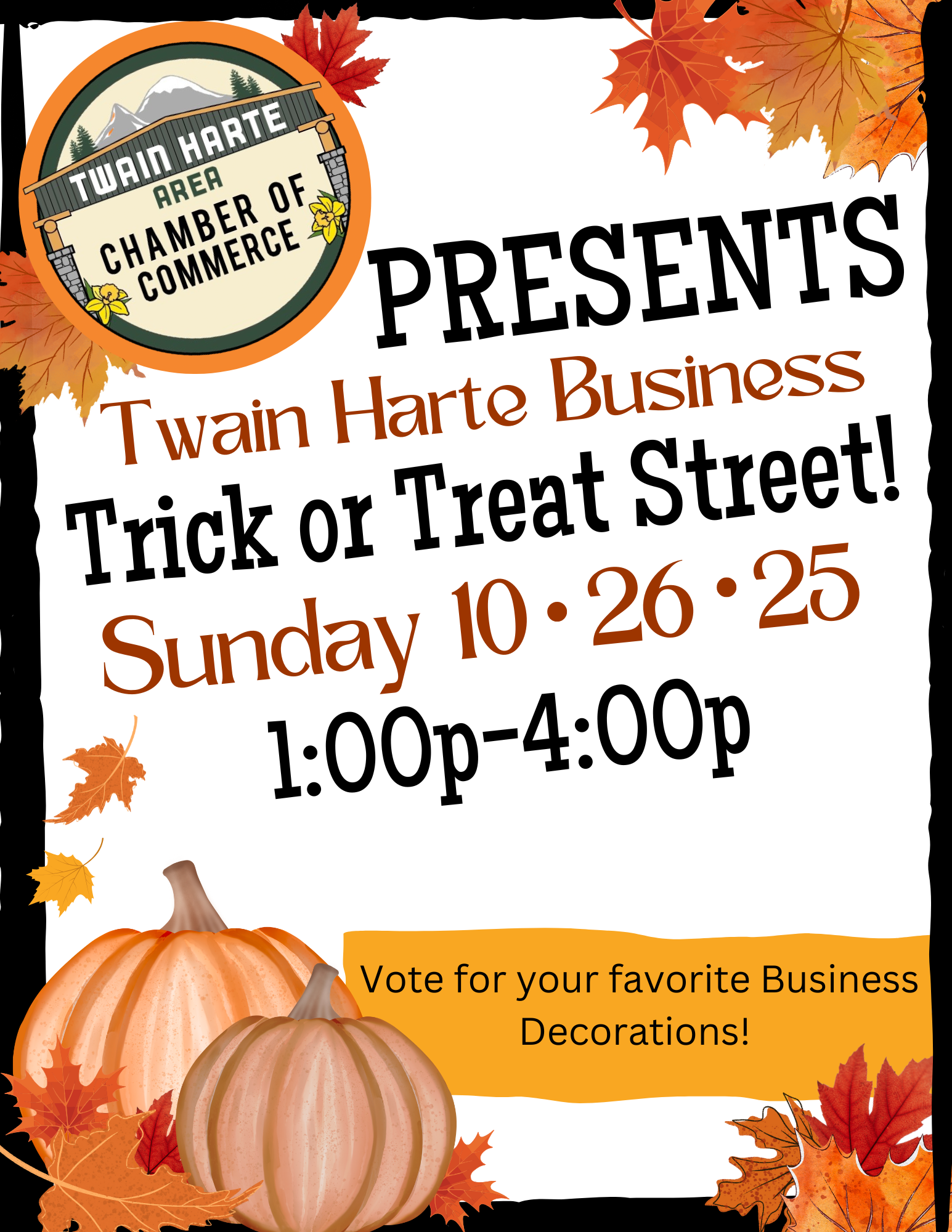 Twain Harte’s Trick or Treat Street