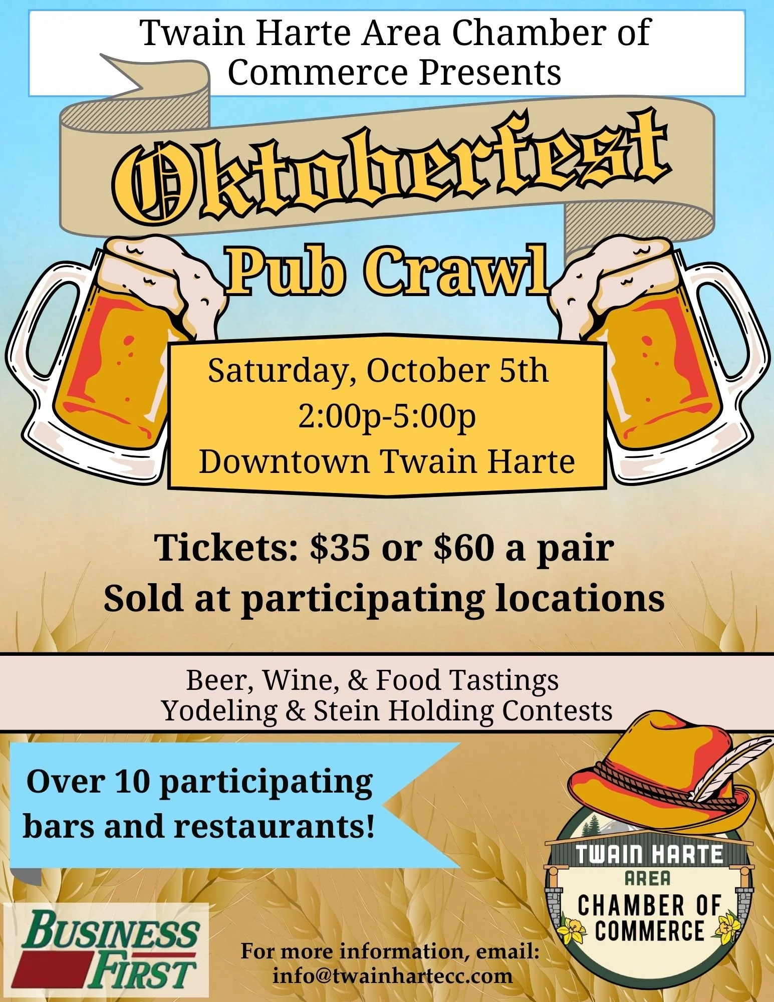 Oktoberfest in Twain Harte — Twain Harte Chamber of Commerce