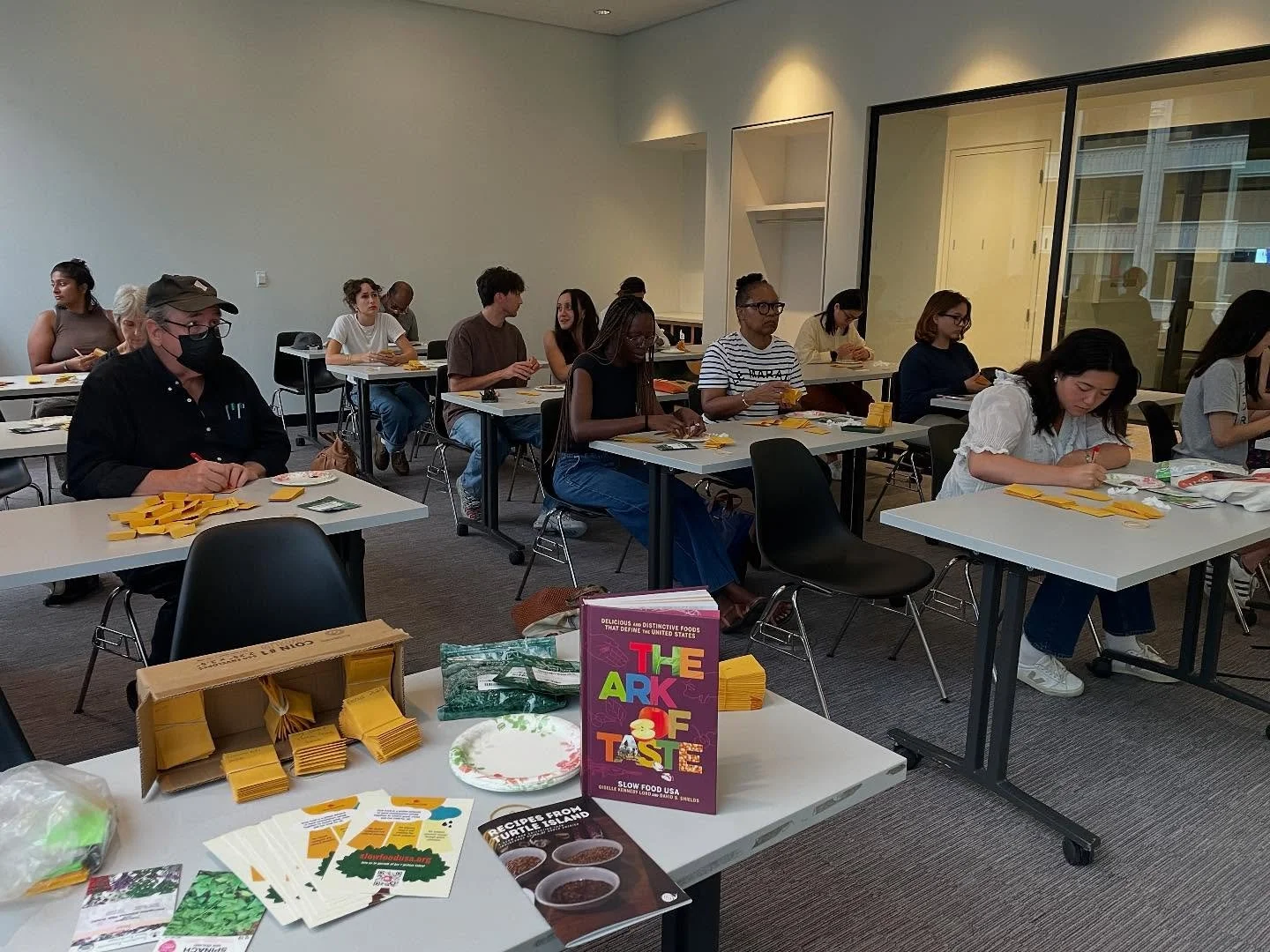 Over 1,100 seed packets packed &mdash; a new record! 🌱🎉 Thank you to all the folks who volunteered their time this week to pack seeds for @share_a_seed libraries across the D.C. area. And a special shout out to all the repeat volunteers who came ou