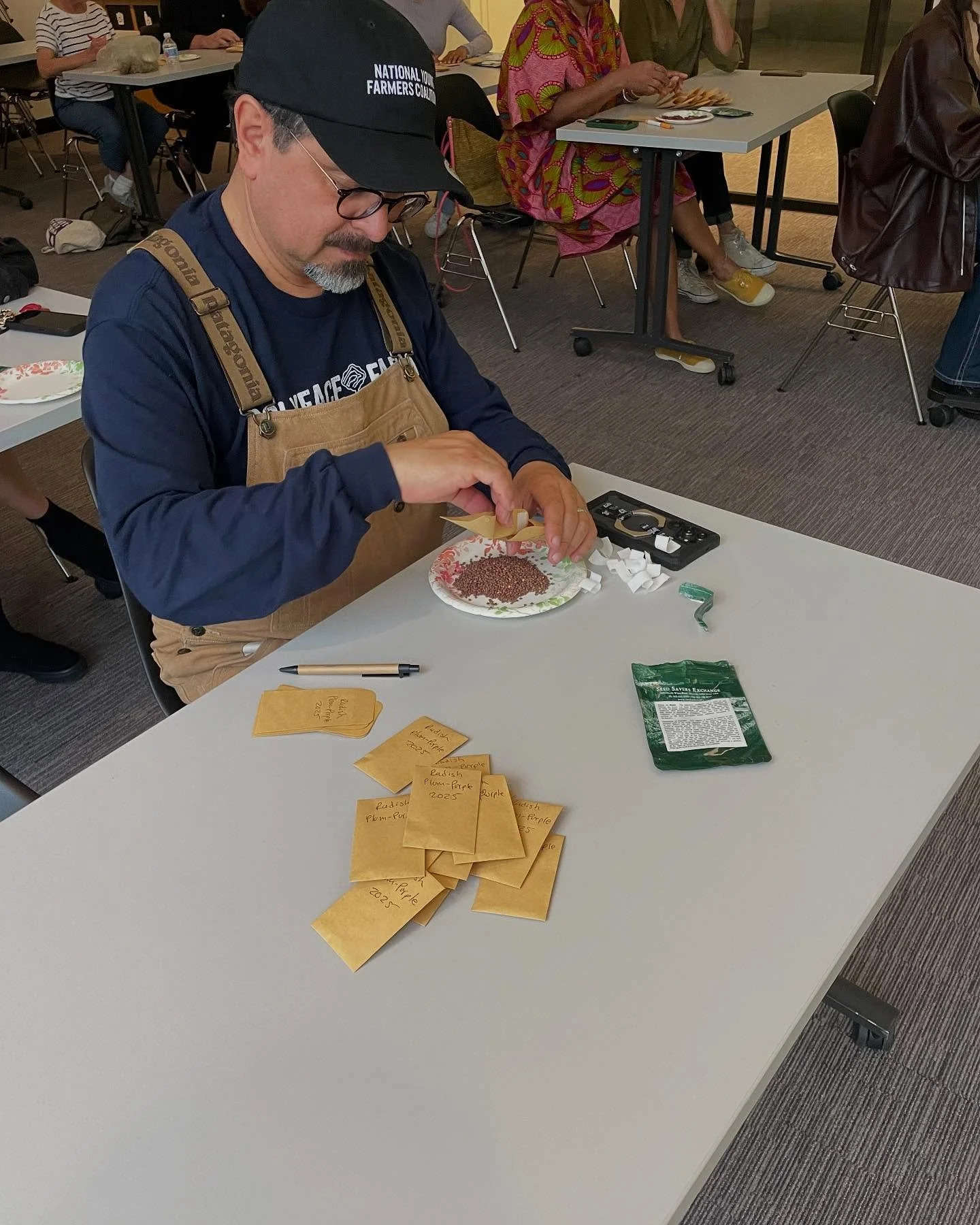 Earlier this month, we had another fun and meaningful volunteer session to help repackage bulk seeds for the @share_a_seed program. While we packed, we screened the inspiring documentary, &ldquo;Planet Soil,&rdquo; which highlights the unseen wonders