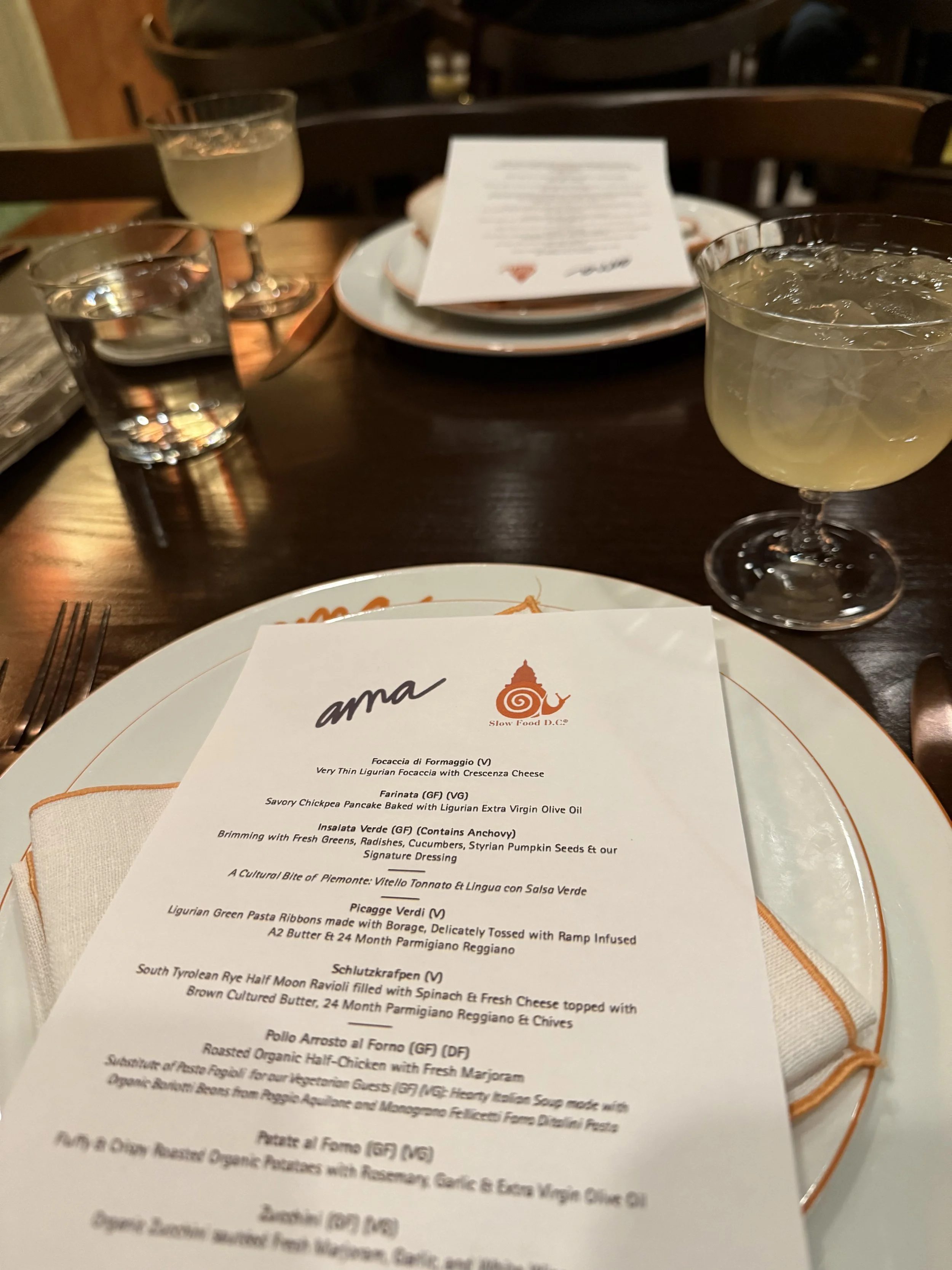Event Recap: Slow Food Community Dinner at Ama