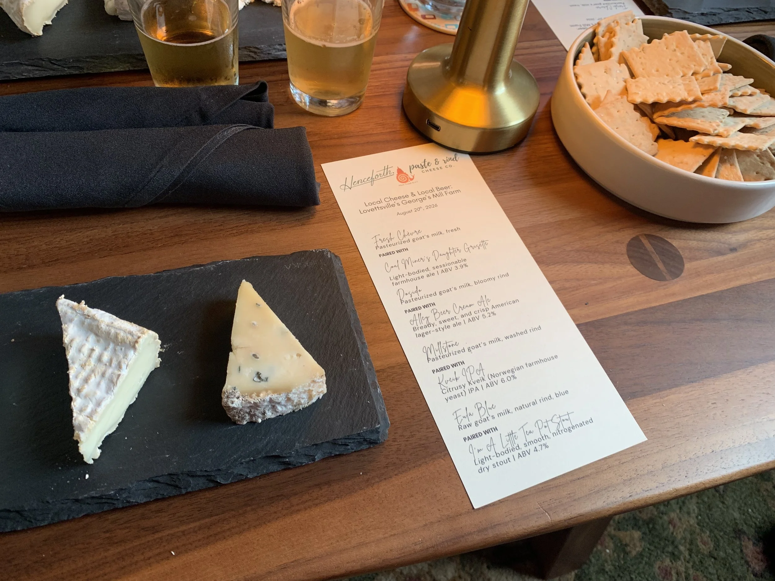 Event Recap: Cheese and Beer Tasting with Paste &amp; Rind