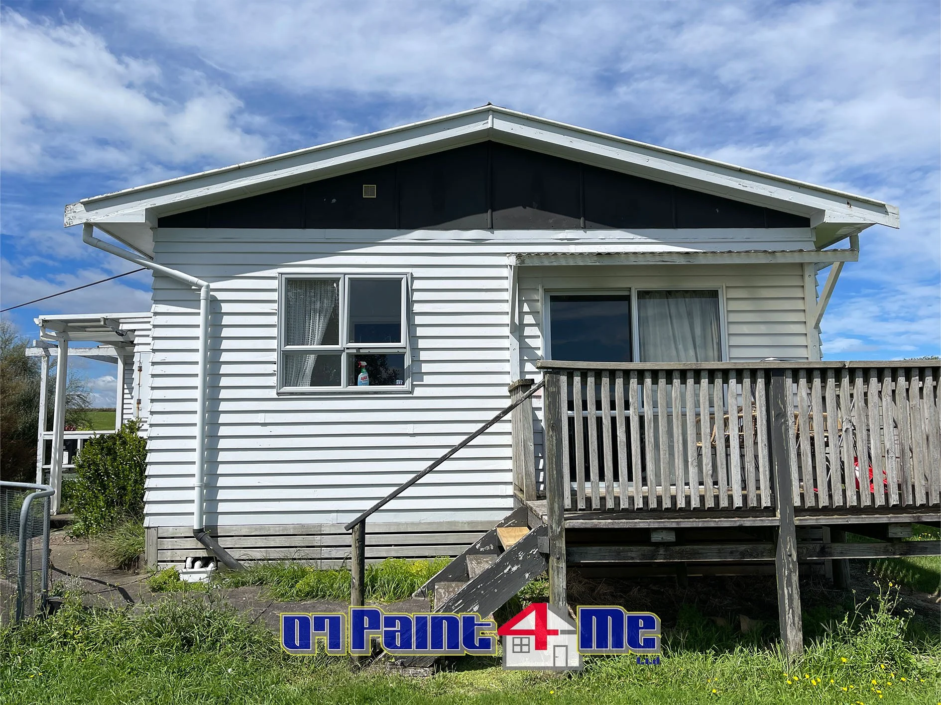Farmhouse Exterior Painting Tokoroa Before Shot 