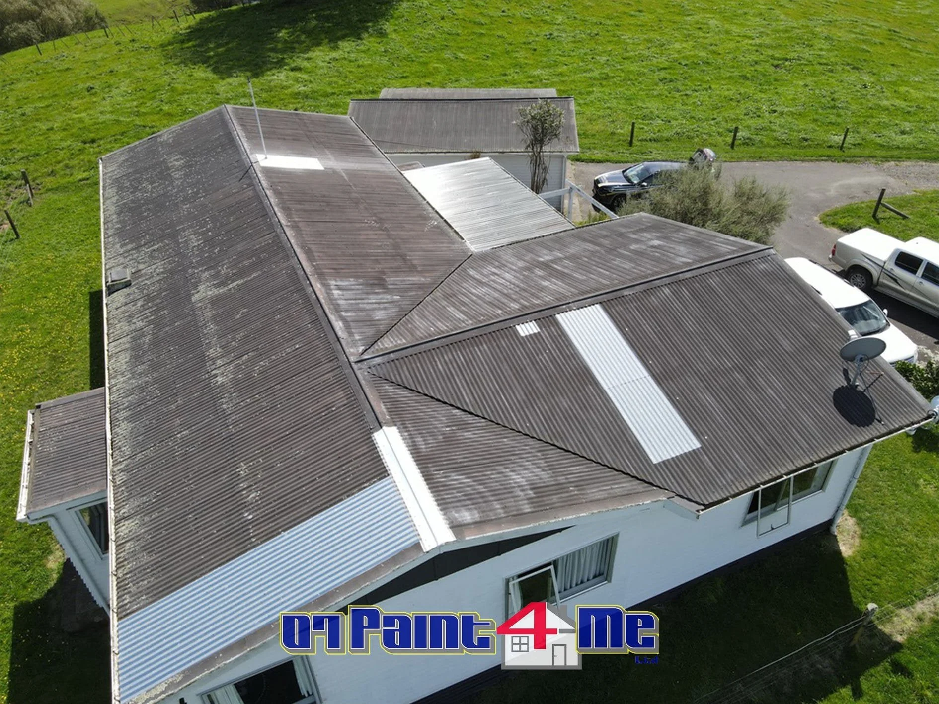 Farmhouse Roof Painting Tokoroa before shot 10