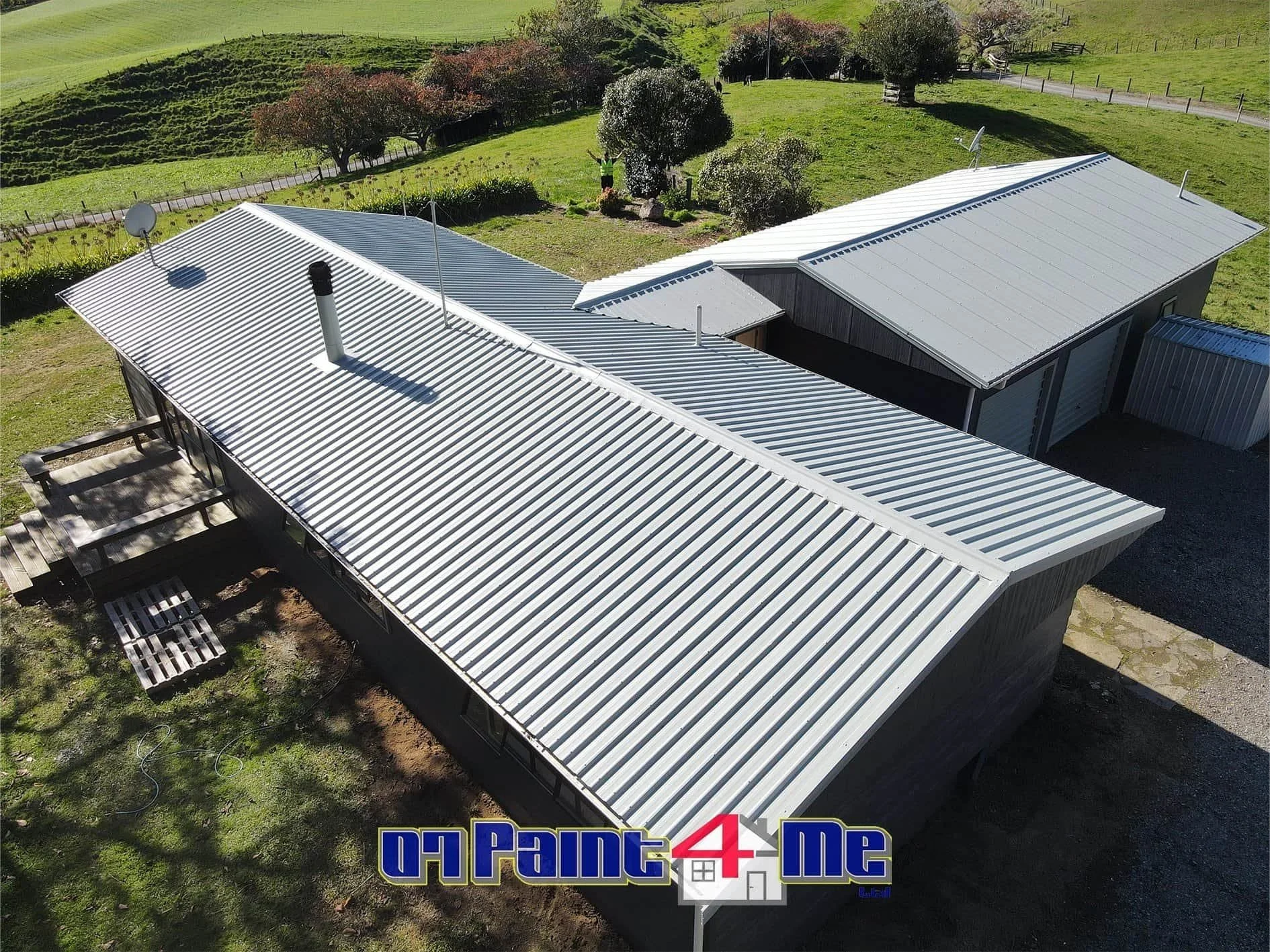 Farmhouse Roof Painting Putaruru after shot 2