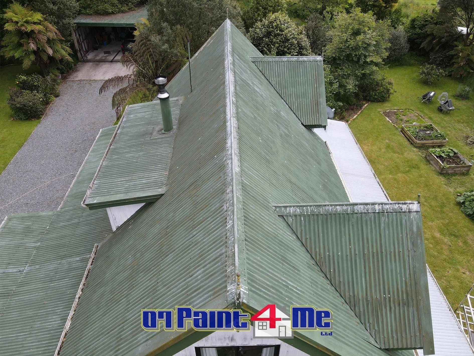 Farmhouse Roof Painting Tokoroa before shot 4