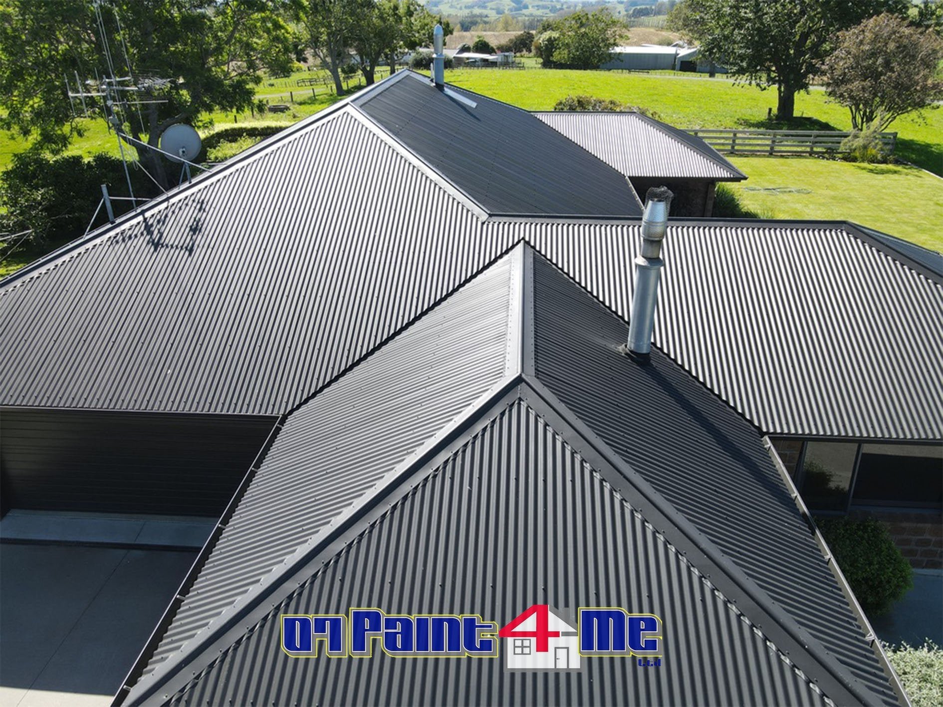 Farmhouse Roof Painting Waikato after shot