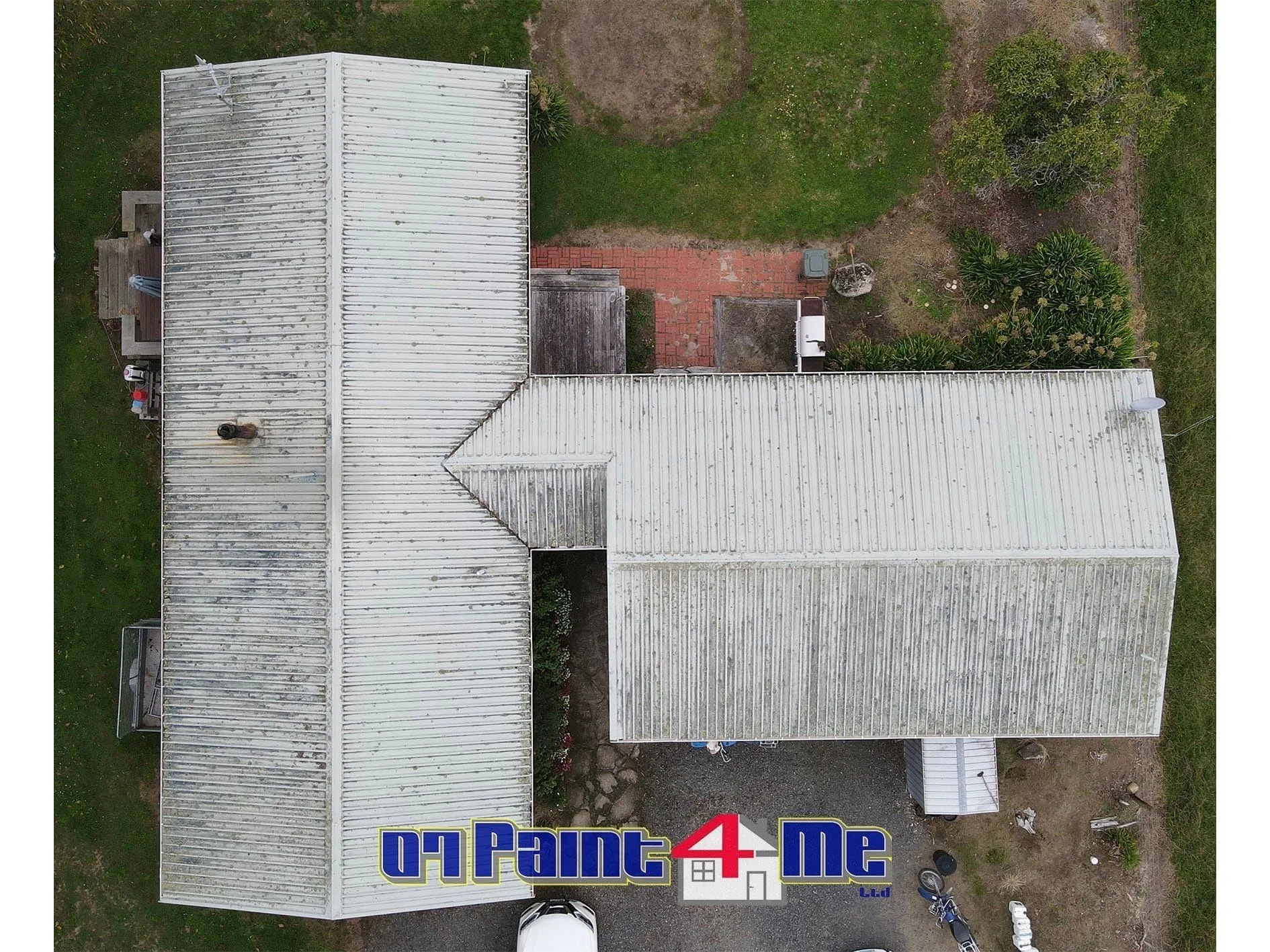 Farmhouse Roof Painting Putaruru before shot 7