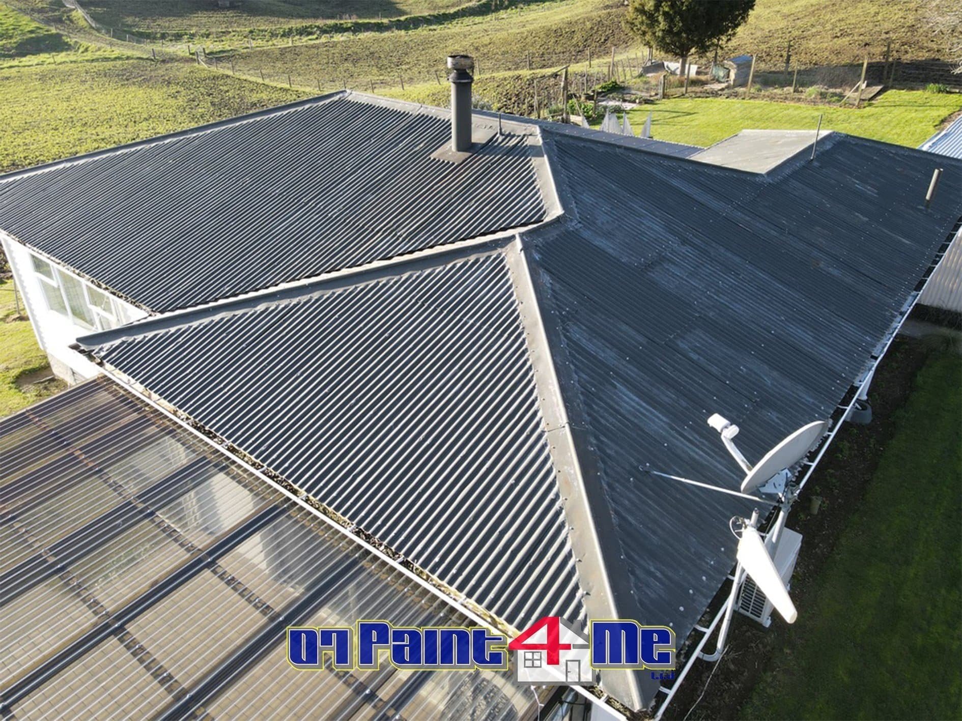 Farmhouse Roof Painting Putaruru 07Paint4Me Before Shot 1202