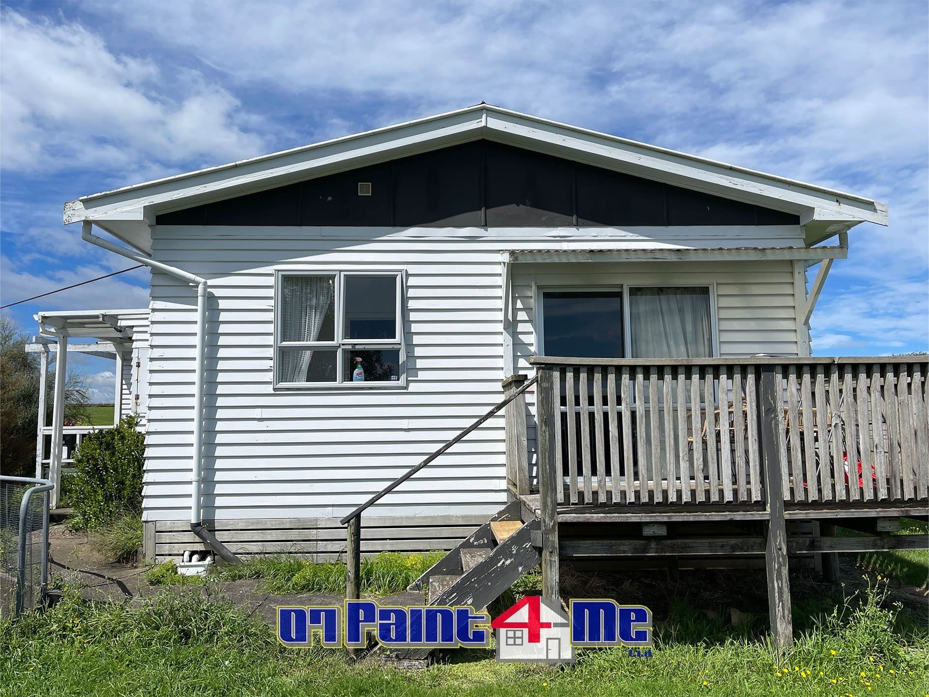 Farmhouse Exterior Painting Tokoroa Before Shot 