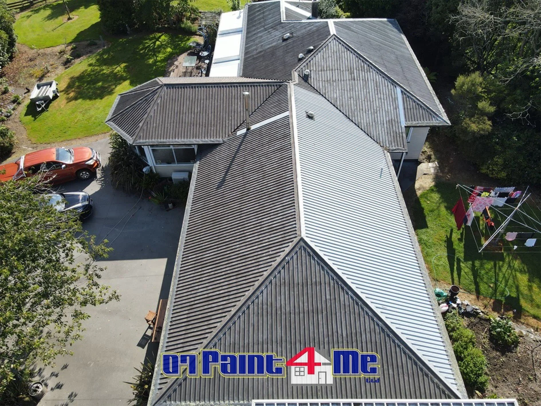 Farmhouse Roof Painting Tokoroa 0802b Before Shot