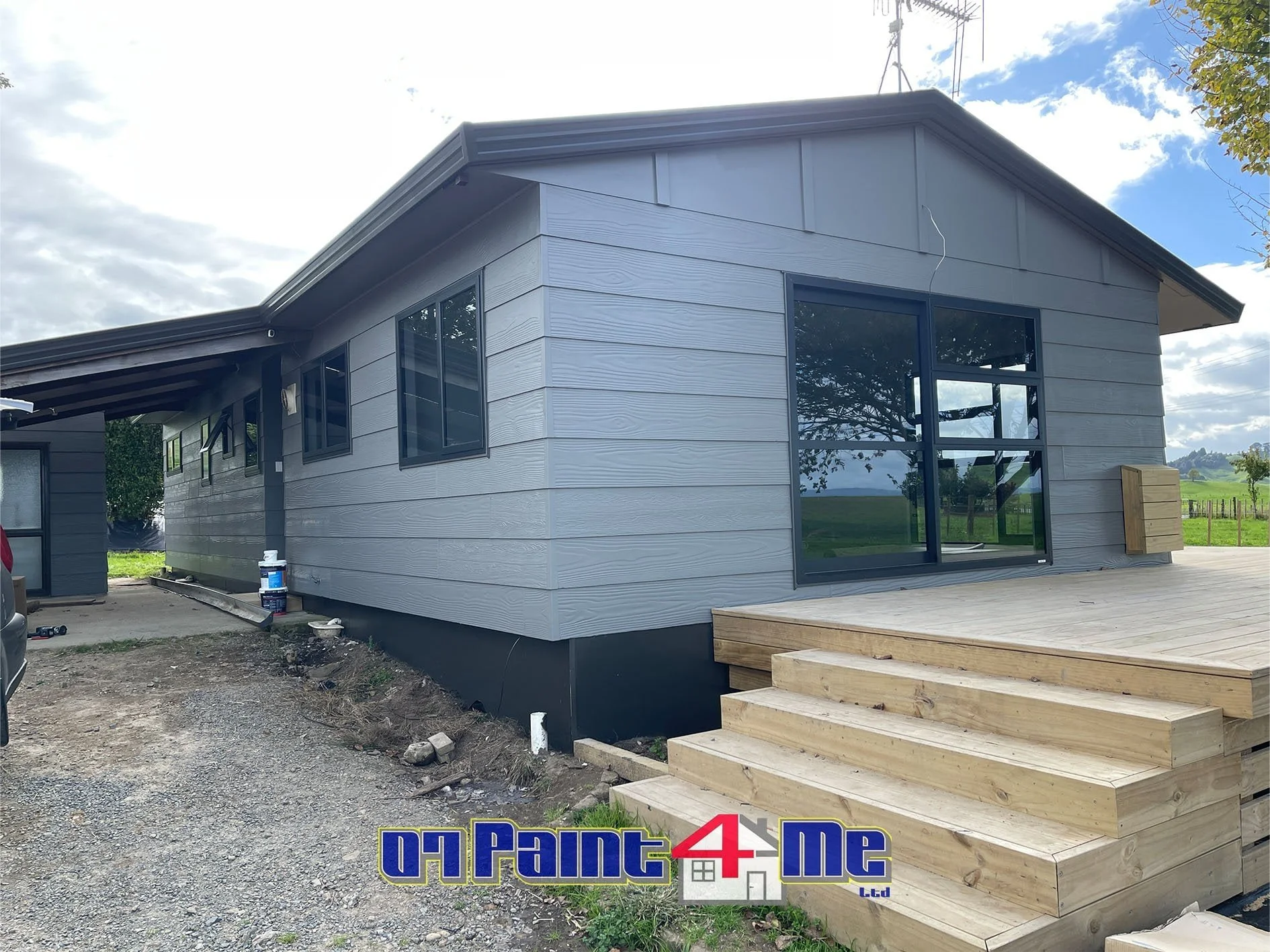Farmhouse Exterior Painting After Shot 9
