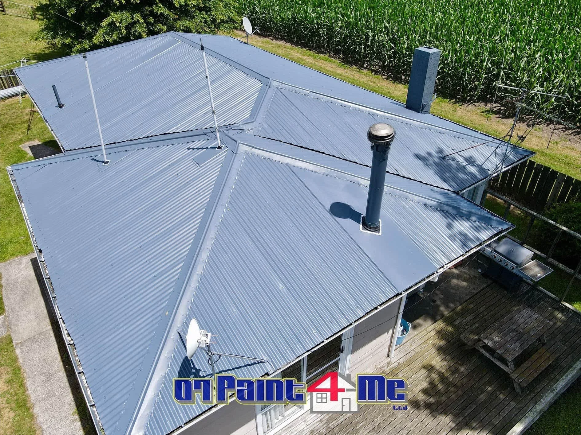 Farmhouse Roof Painting Tokoroa 0702 After Shot