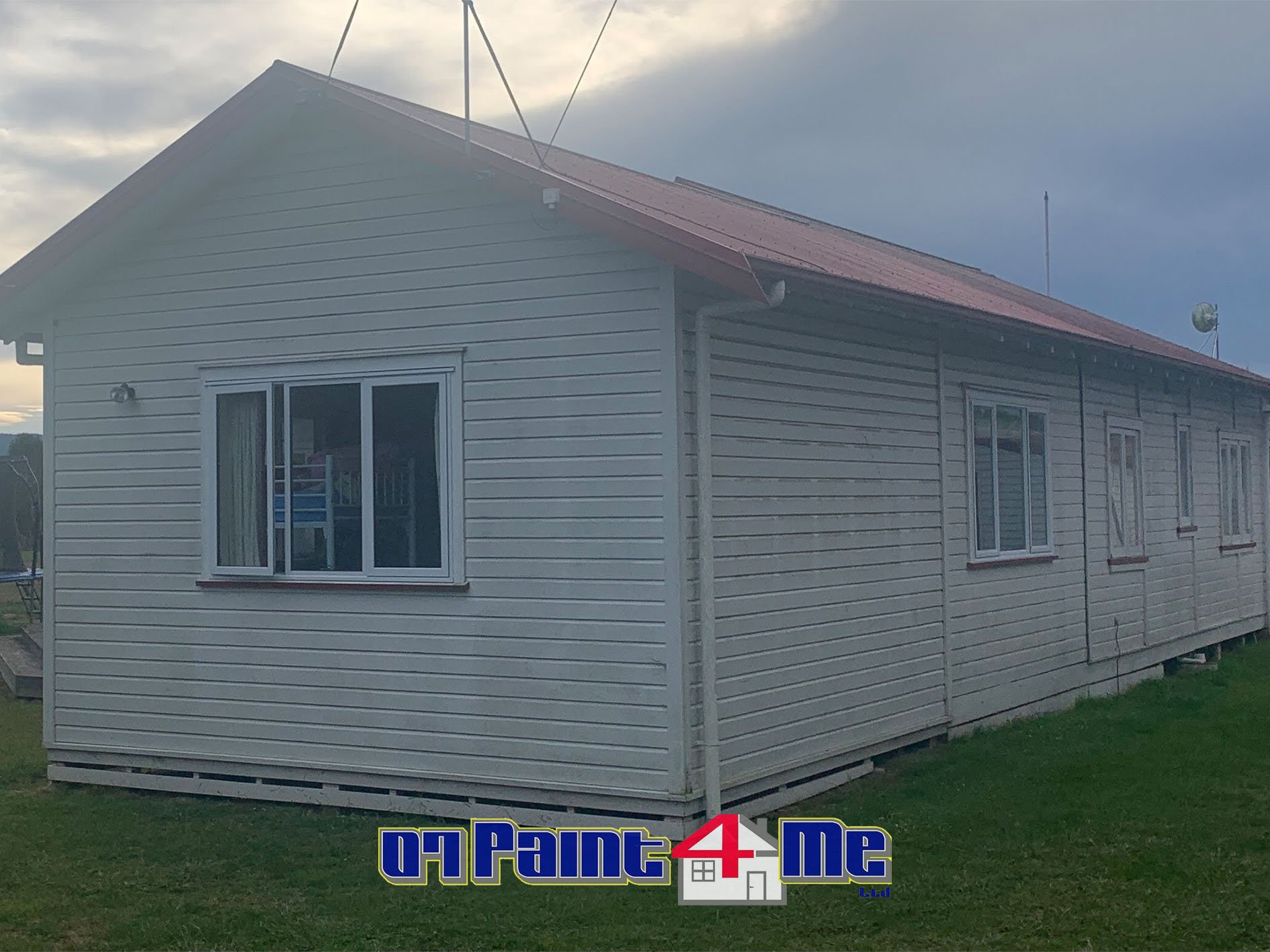 Farmhouse Exterior Painting Tirau Before Shot