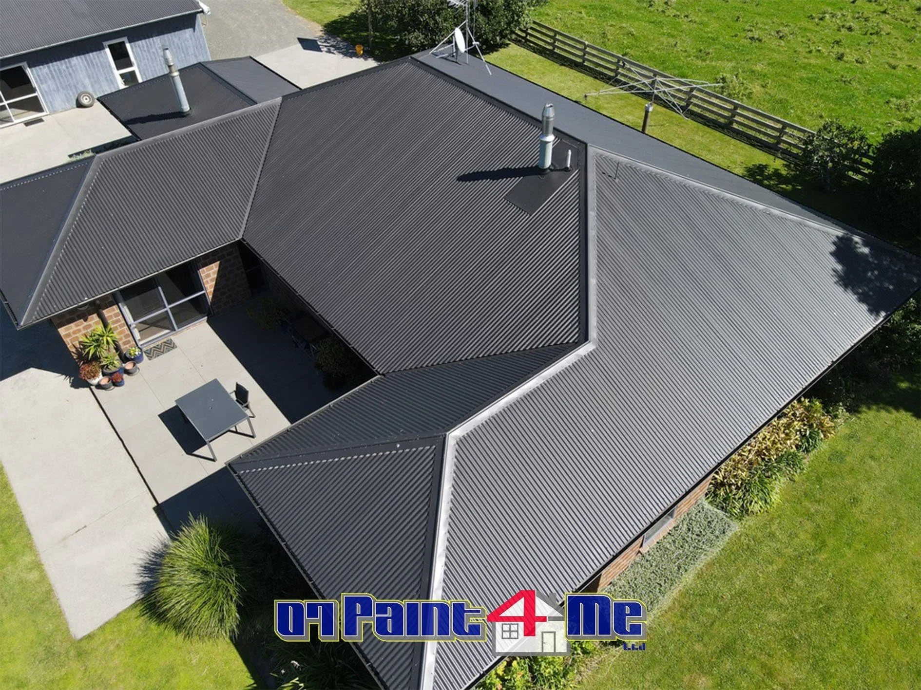 Farmhouse Roof Painting Waikato after shot 2