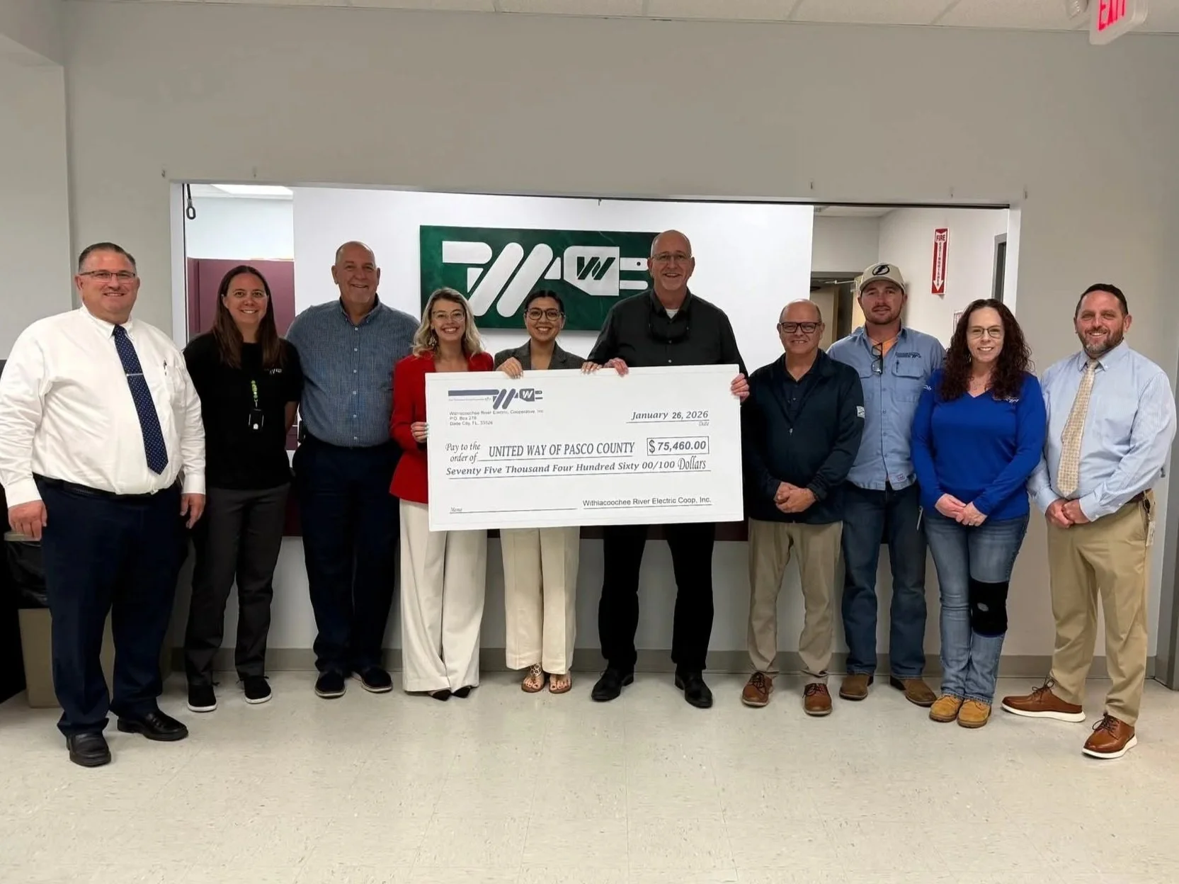 Withlacoochee River Electric Cooperative Concludes Record-Breaking United Way Campaign, Leaving a Lasting Legacy in Pasco County&nbsp;