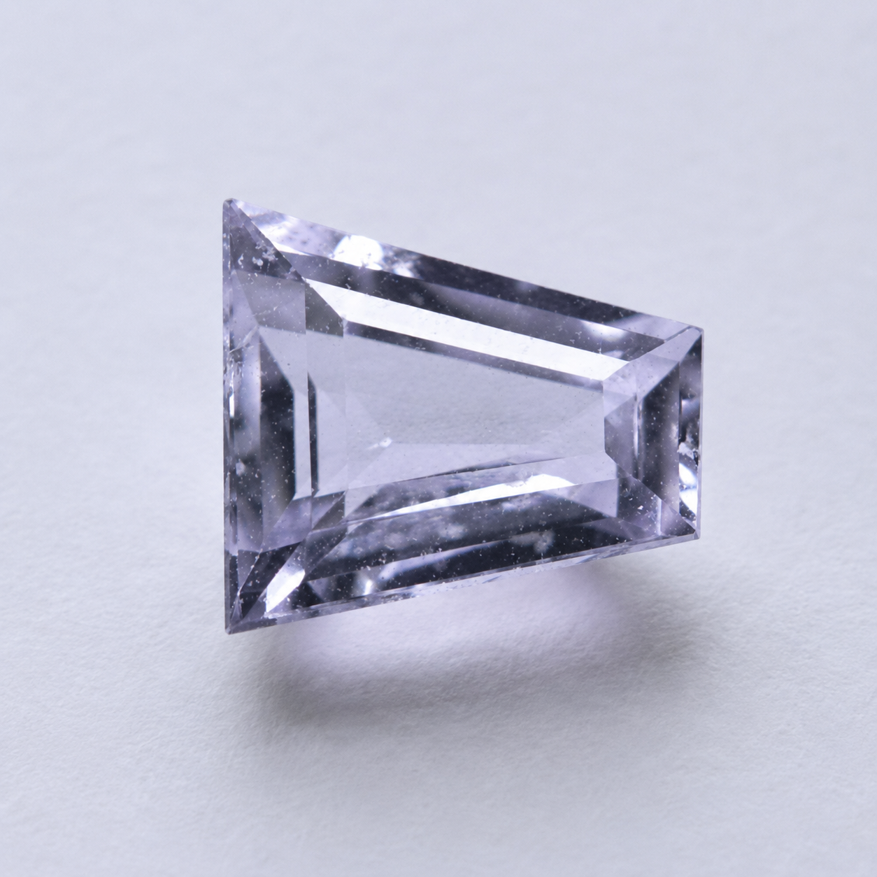Slightly Purple-6.4mm x  4.8mm. 