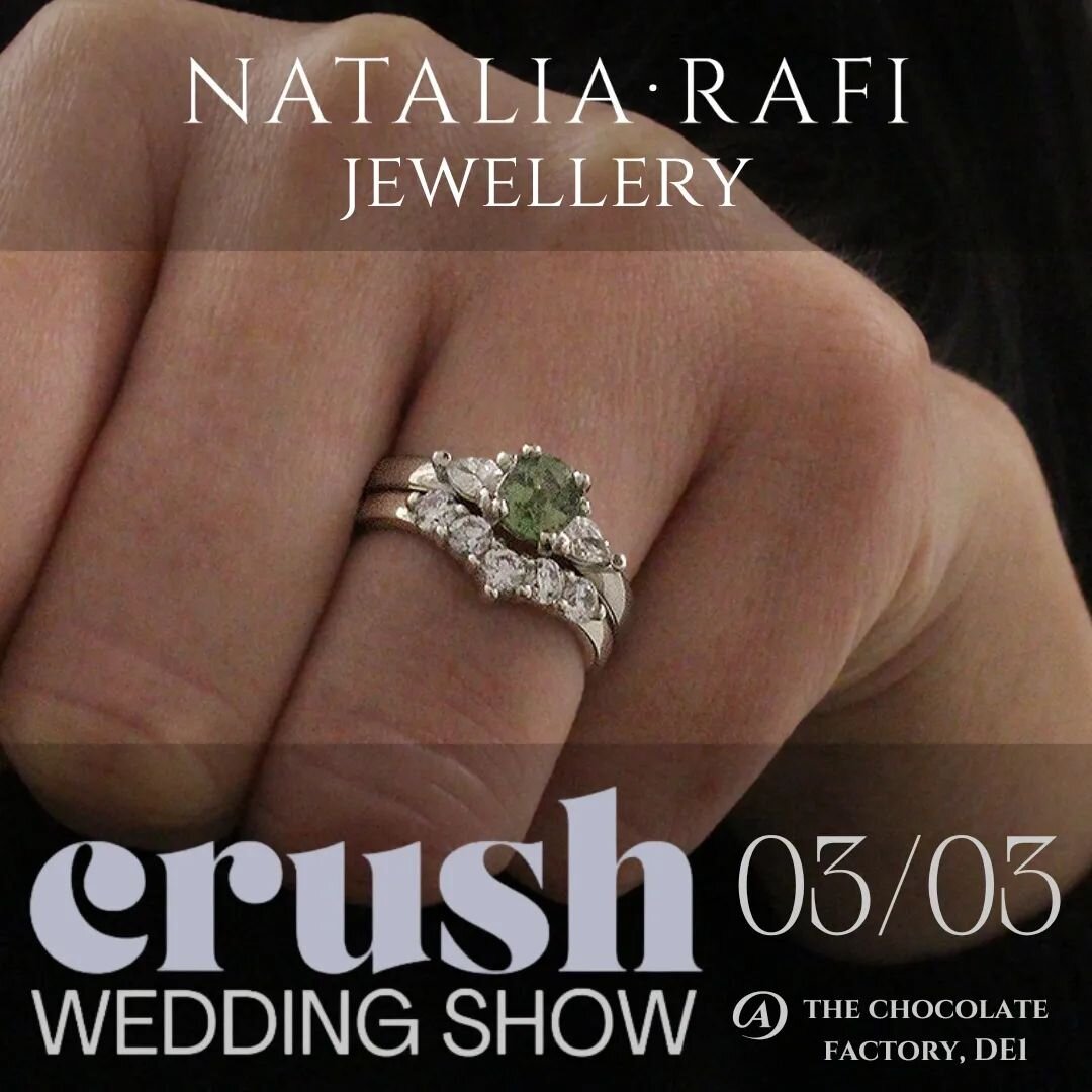 Natalia Rafi jewellery house are bringing the wedding jewellery vibes to the @the.wedding.assembly Crush- Wedding Show this Sunday @chocolatefactoryevents
This Sunday 03/03 🔥.

Be the first to explore our new wedding ring selection.

For more detail