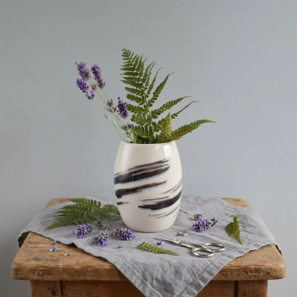 medium porcelain vase