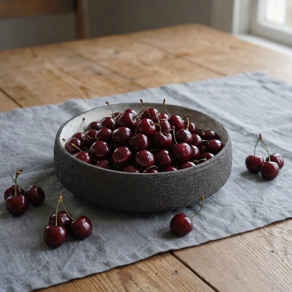 large black stoneware dish