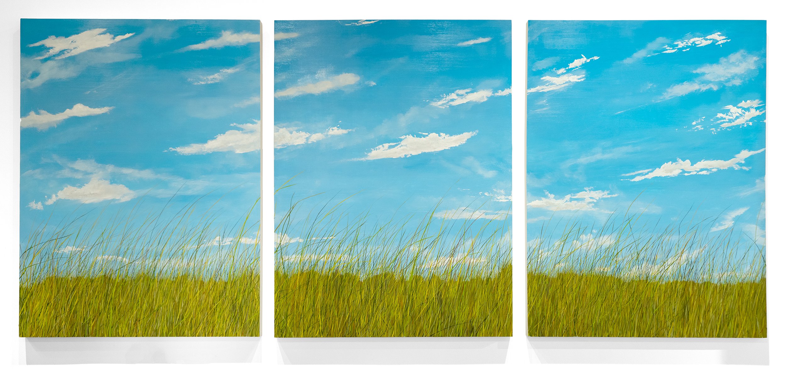 Marshland, Oil on Panel, Mike M. Marks, Artist, Portland, Maine