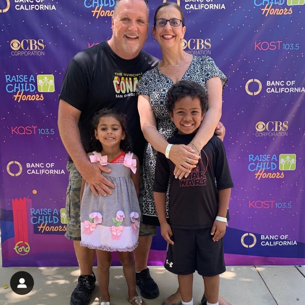 Hope and family at the Raise a Child Honors Event