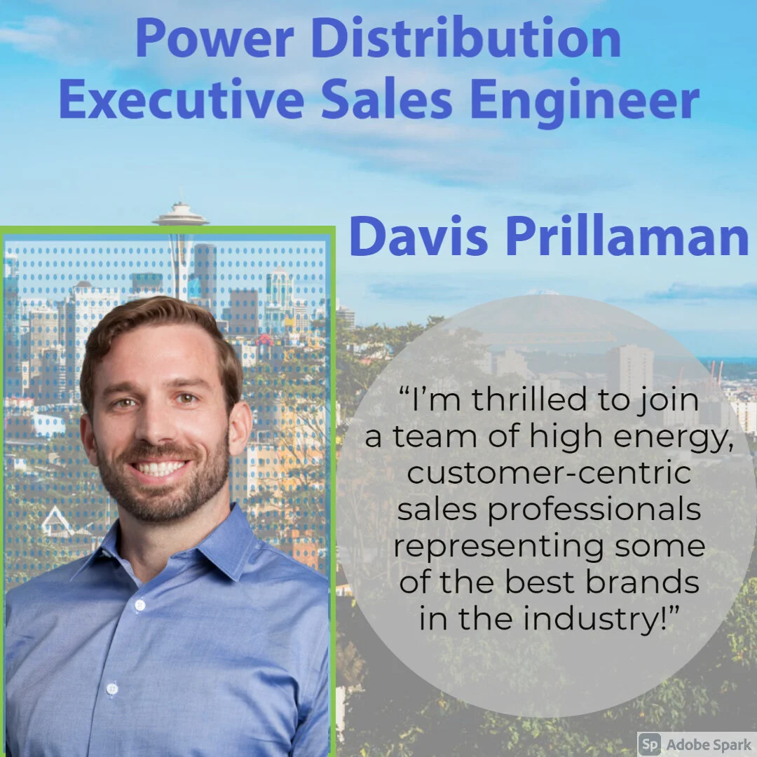 Davis Prillaman hired as Power Distribution Executive Sales Engineer