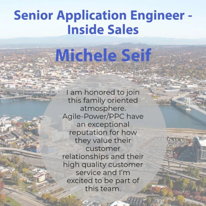Introducing Michele Seif as Senior Applications Engineer - Inside Sales!