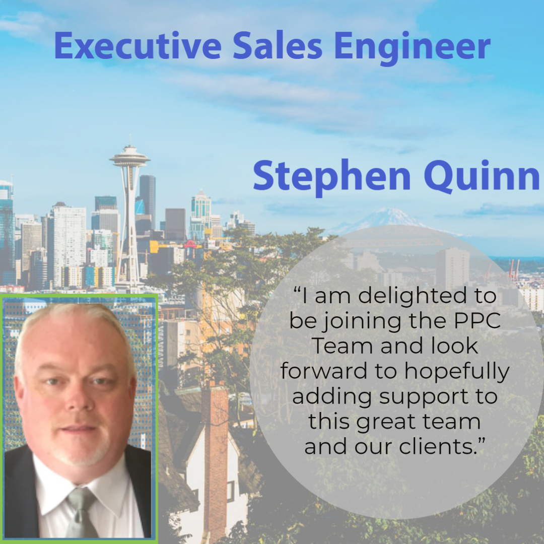 Stephen Quinn hired as Executive Sales Engineer