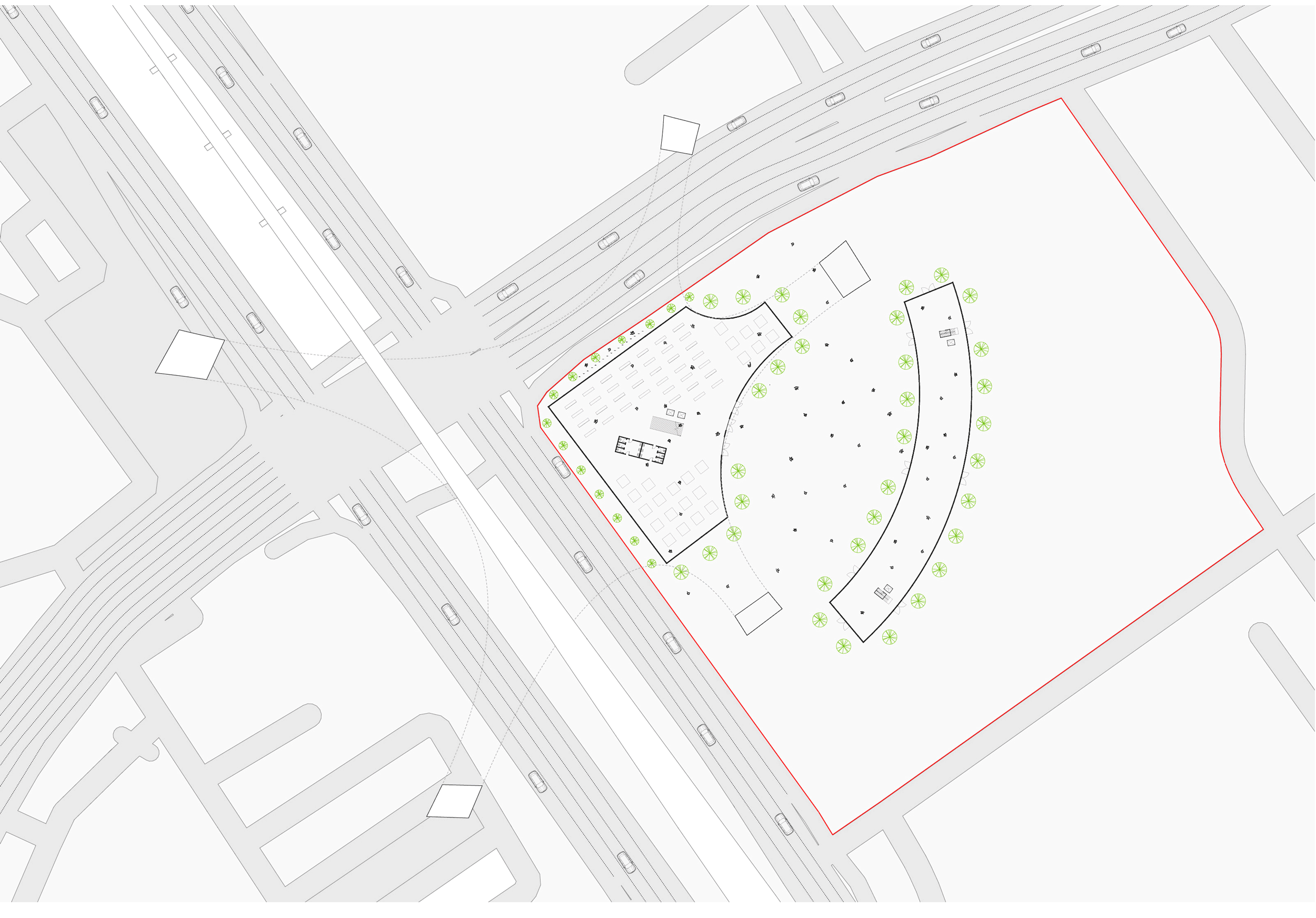 Floors 1 - 3 of Connection Hub and Residential Building Proposals