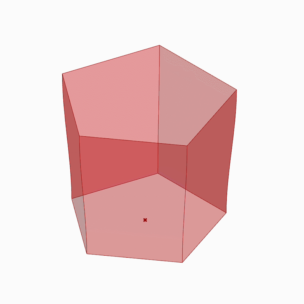 Edit the sizes of base polygons.