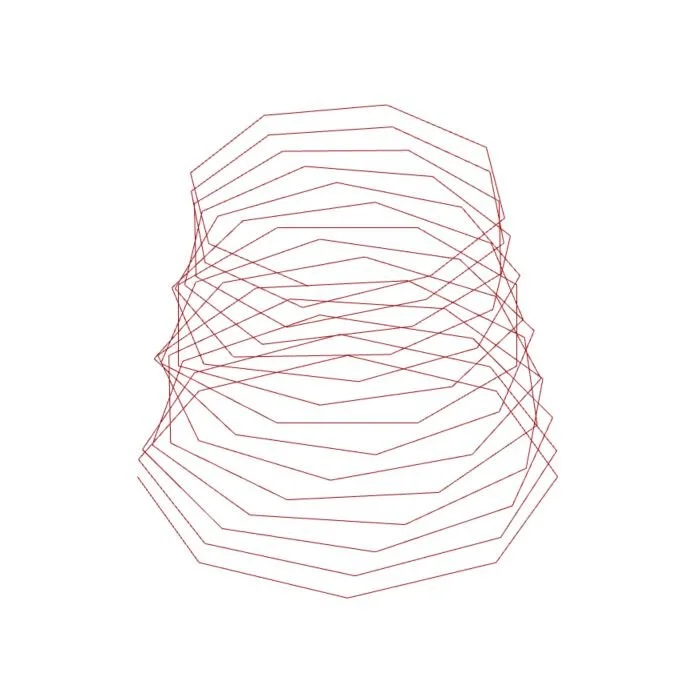 Example of a final geometry toolpath.