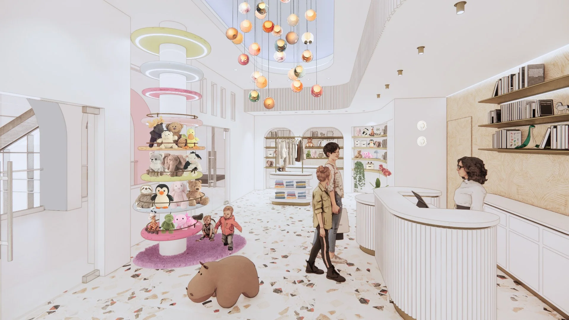 Kids Store - Perspective 02 - Blue Ceiling bocci.jpg