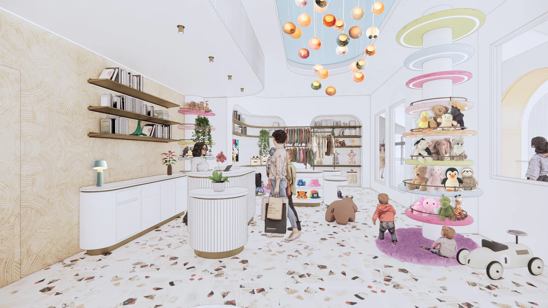 Kids Store - Perspective 01 - Blue Ceiling bocci.jpg