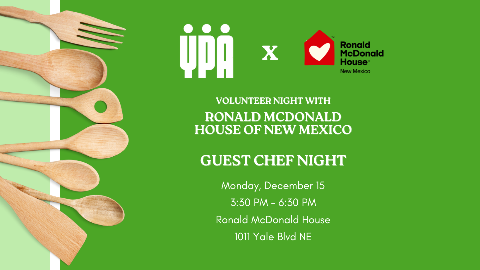 YPA: Ronald McDonald Guest Chef Night