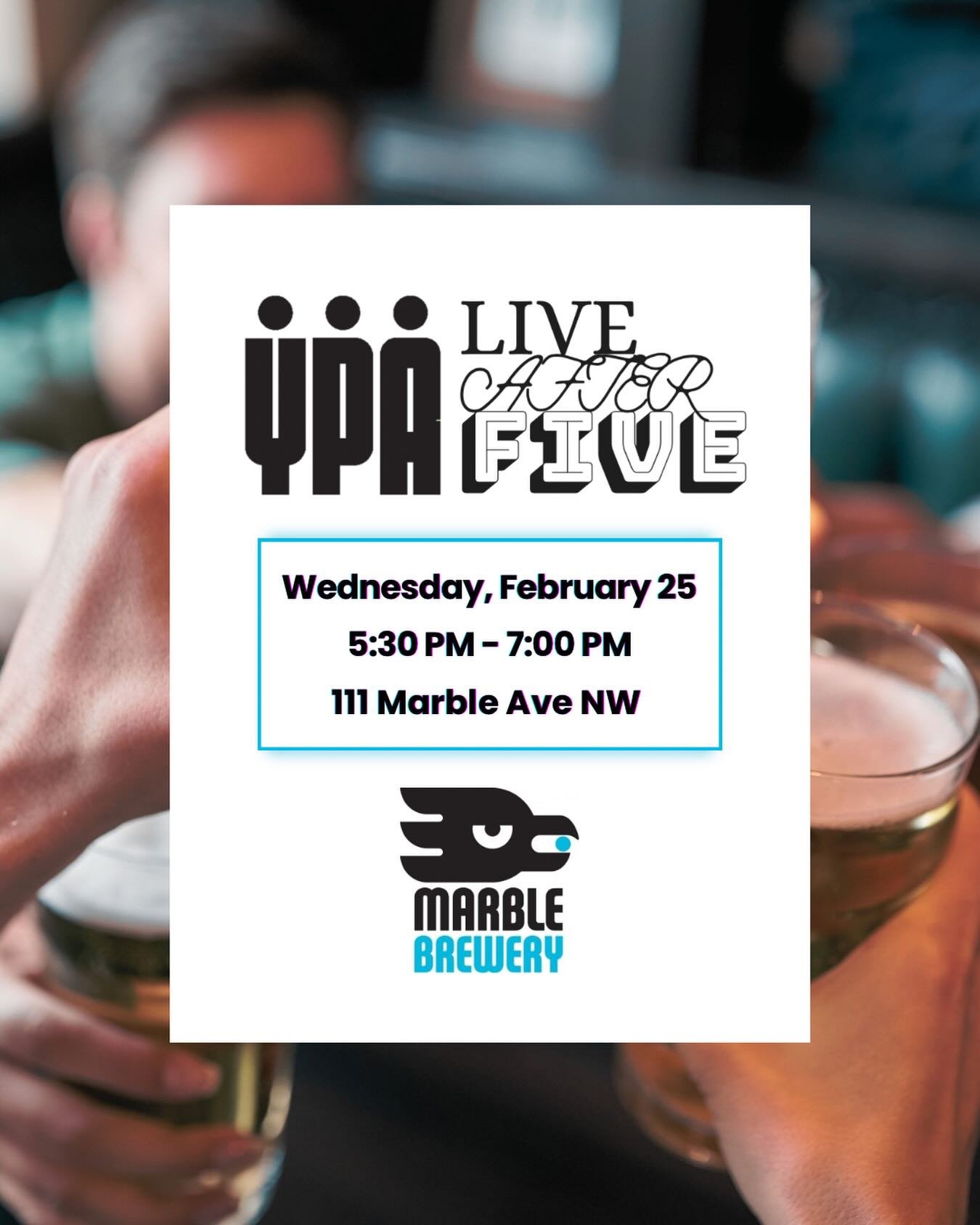 Join us for YPA Live After Five at Marble Brewery and connect with fellow young professionals while enjoying one of Albuquerque&rsquo;s favorite local spots. Whether you&rsquo;re looking to grow your circle, catch up with friends, or meet new faces, 