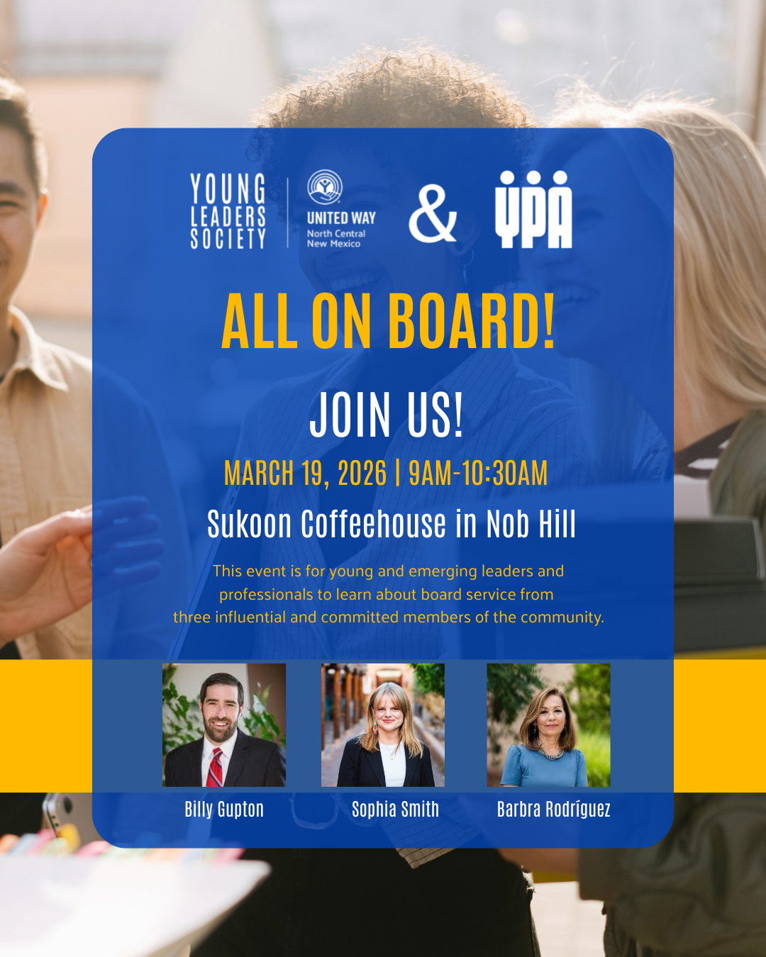 All On Board! | YPA x United Way Young Leaders Society