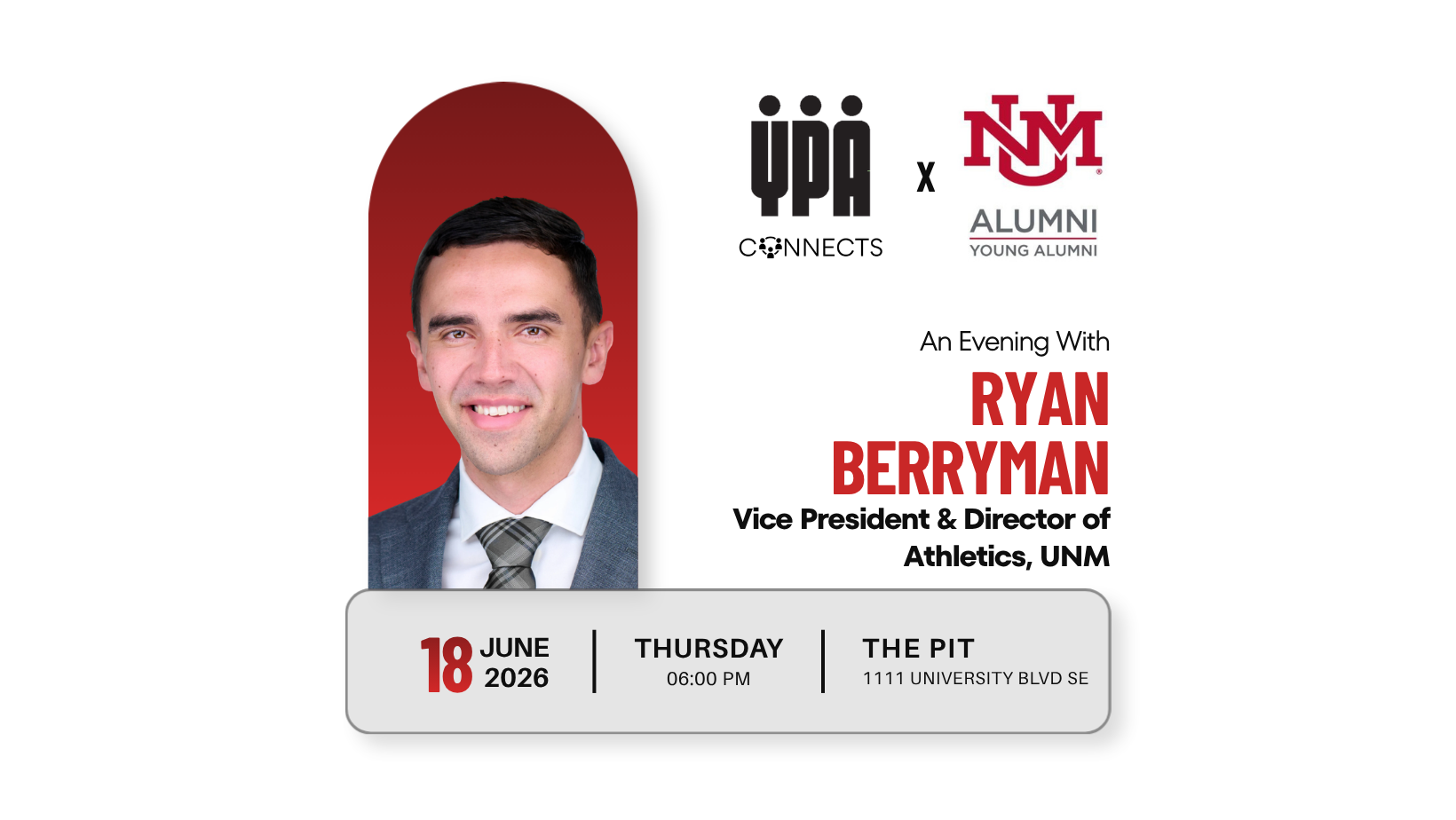 YPA Connects x UNM Young Alumni: An Evening with Ryan Berryman