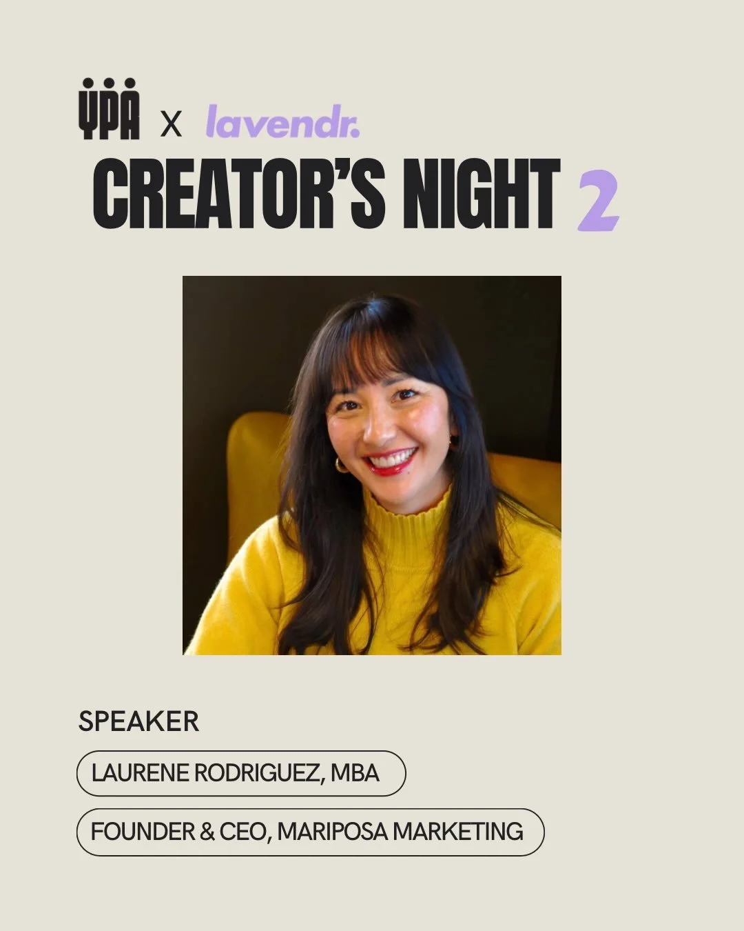 The lineup is here! 👏 Meet the industry professionals joining us for Creator&rsquo;s Night 2: Working with Agencies.

Hear from leaders who are shaping New Mexico&rsquo;s creative industry:

✨ Learn how Laurene Rodriguez built Mariposa Marketing fro