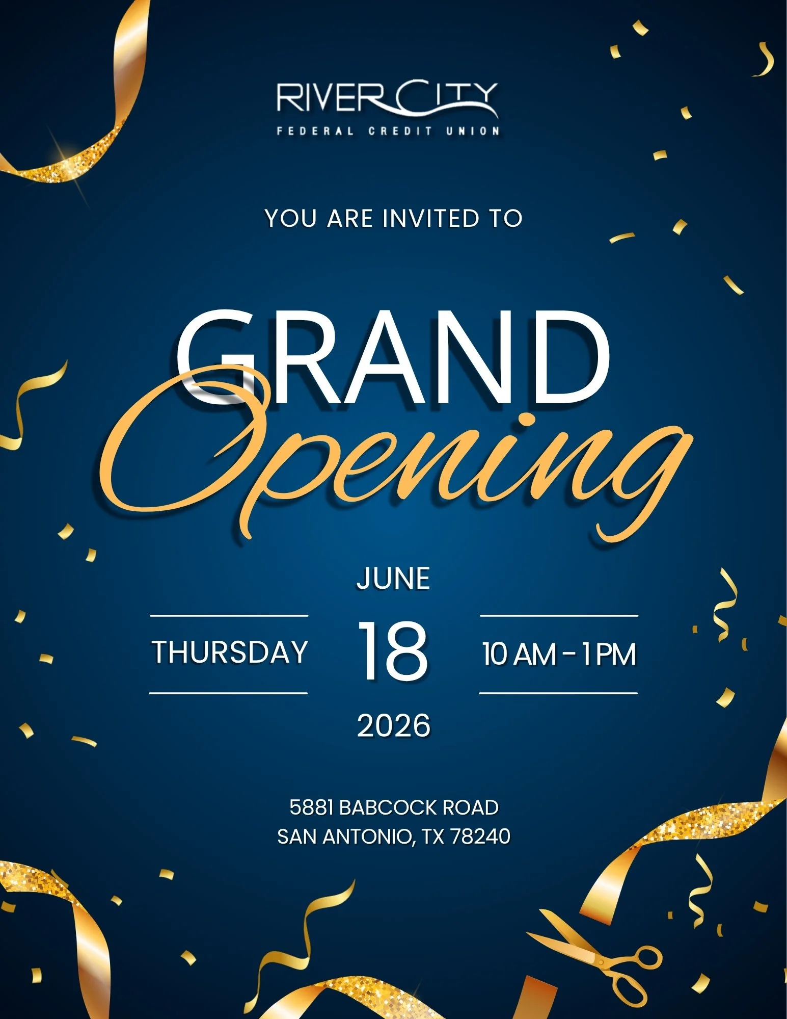 Grand Opening Invitation Graphic